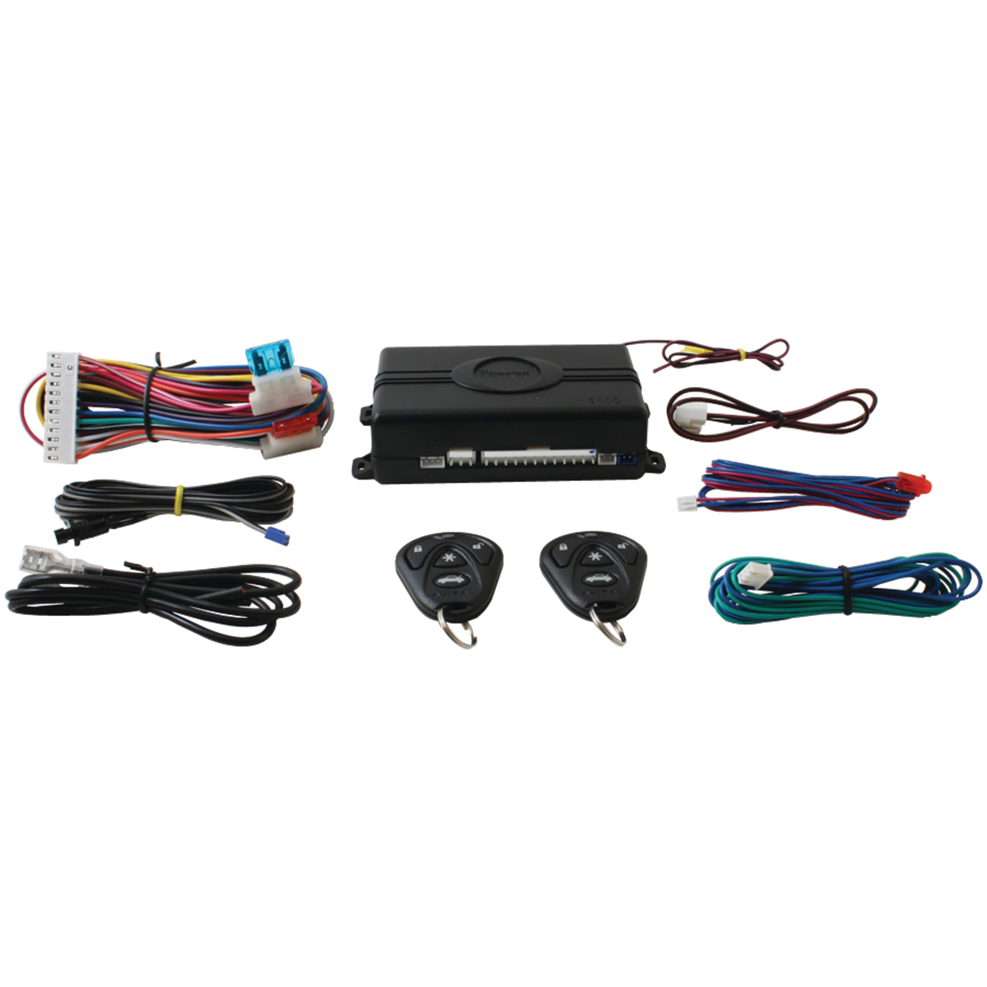 Avital, 1-Way Security System without Siren 2 Remotes, Model# 3100LX ...