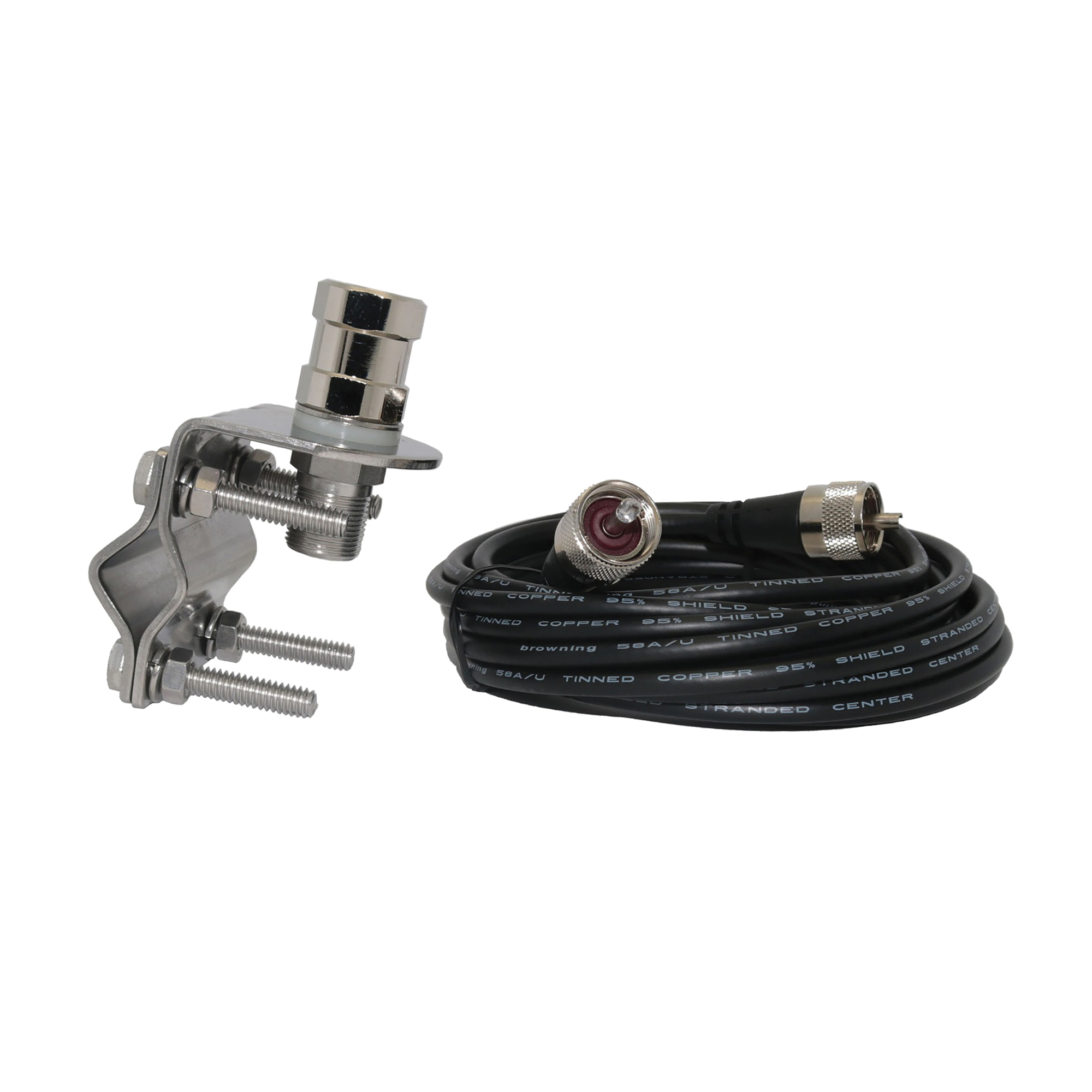 Browning, Mirror-Mount Kit for CB Antenna, Model# BR-MM-18