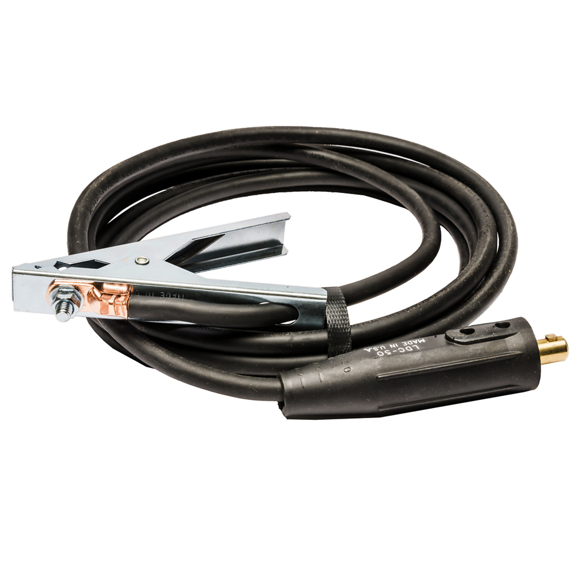 Forney, Ground Cable and Clamp, 15ft., 250 AMP, Amps 200 Volts 120/240 Cord Length 15 ft, Model# 85668