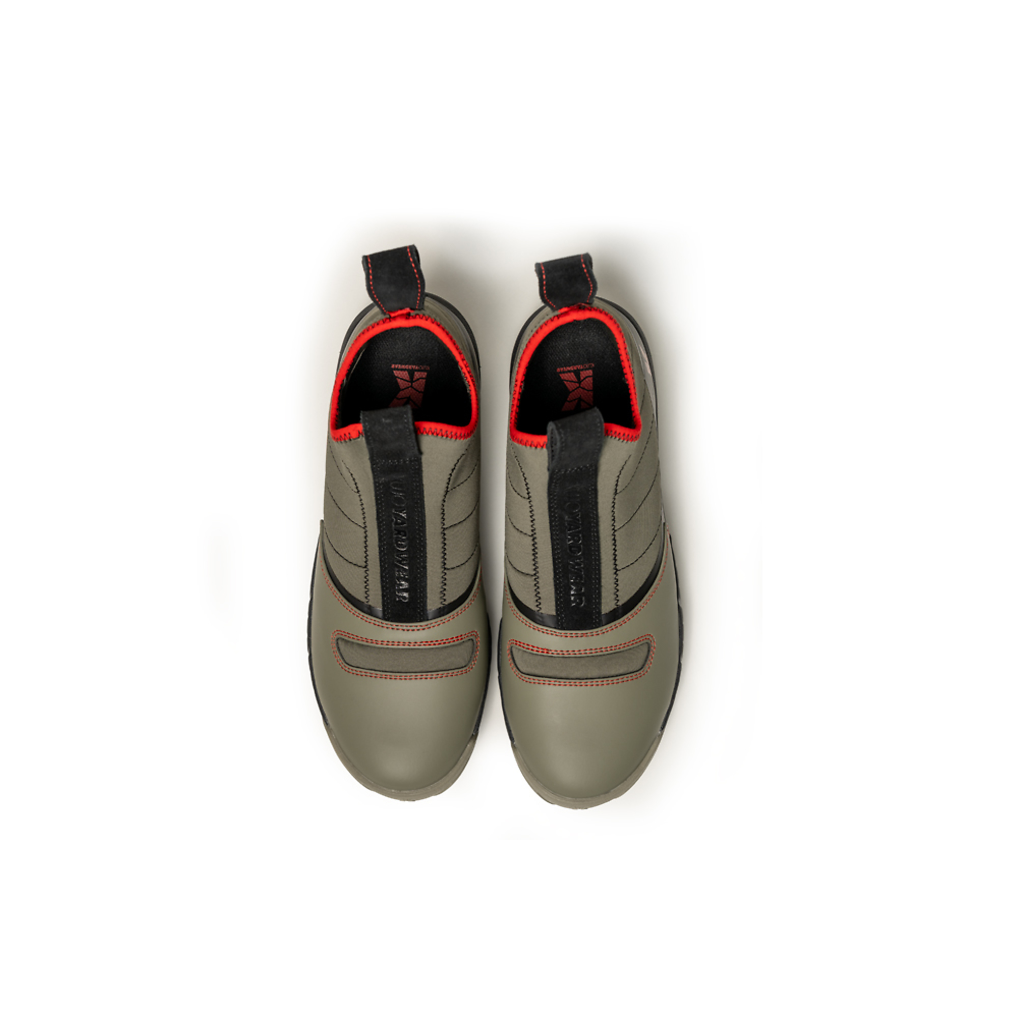 Kujo Yardwear, Kujo Jax - Grey / Red - M 11.5 Size 11 1/2 Width