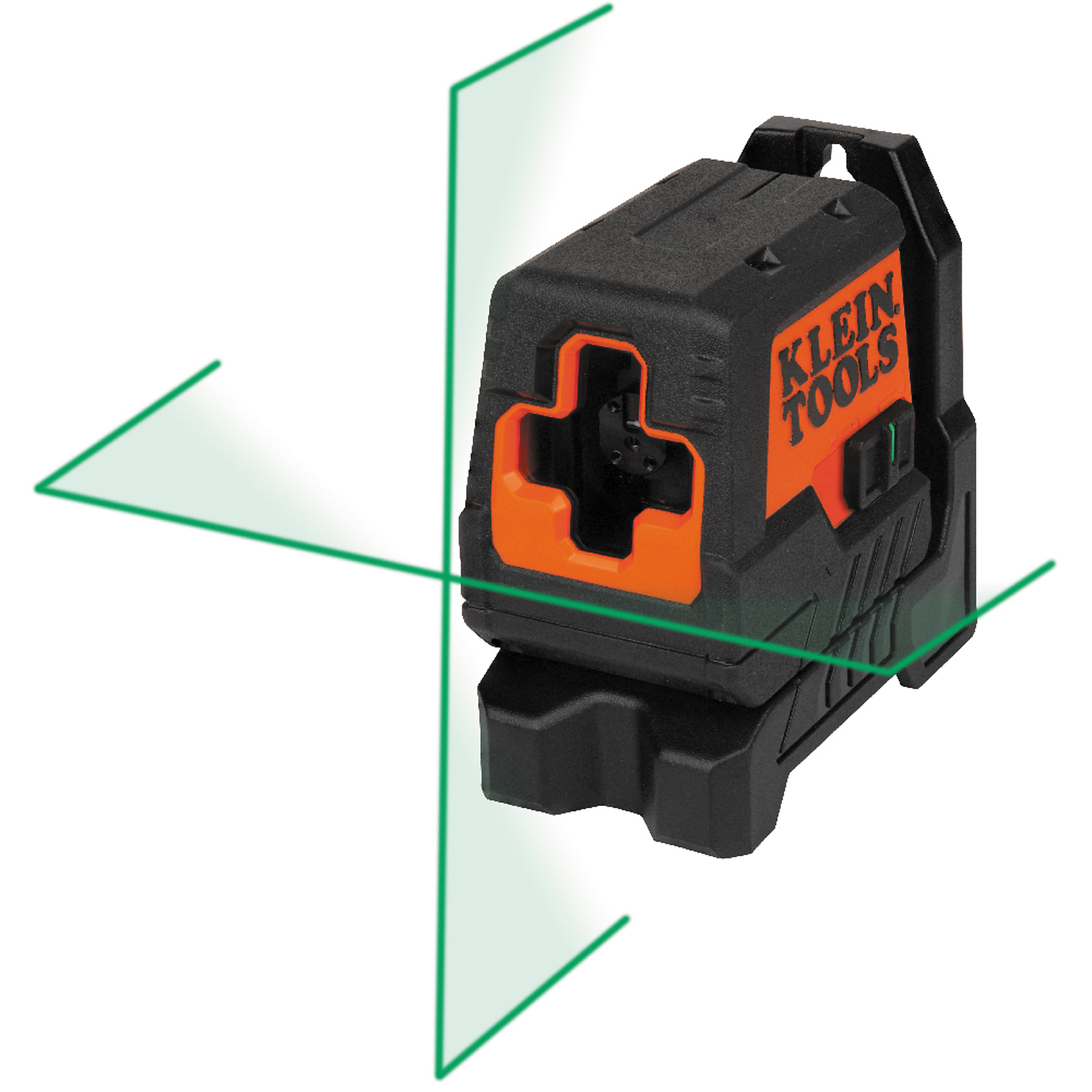Klein Tools, Green Mini Cross-Line Self-Leveling Laser Level, 5 Level Type Laser, Length 4.2 in, Accuracy 0.19 in, Model# 93MCLG