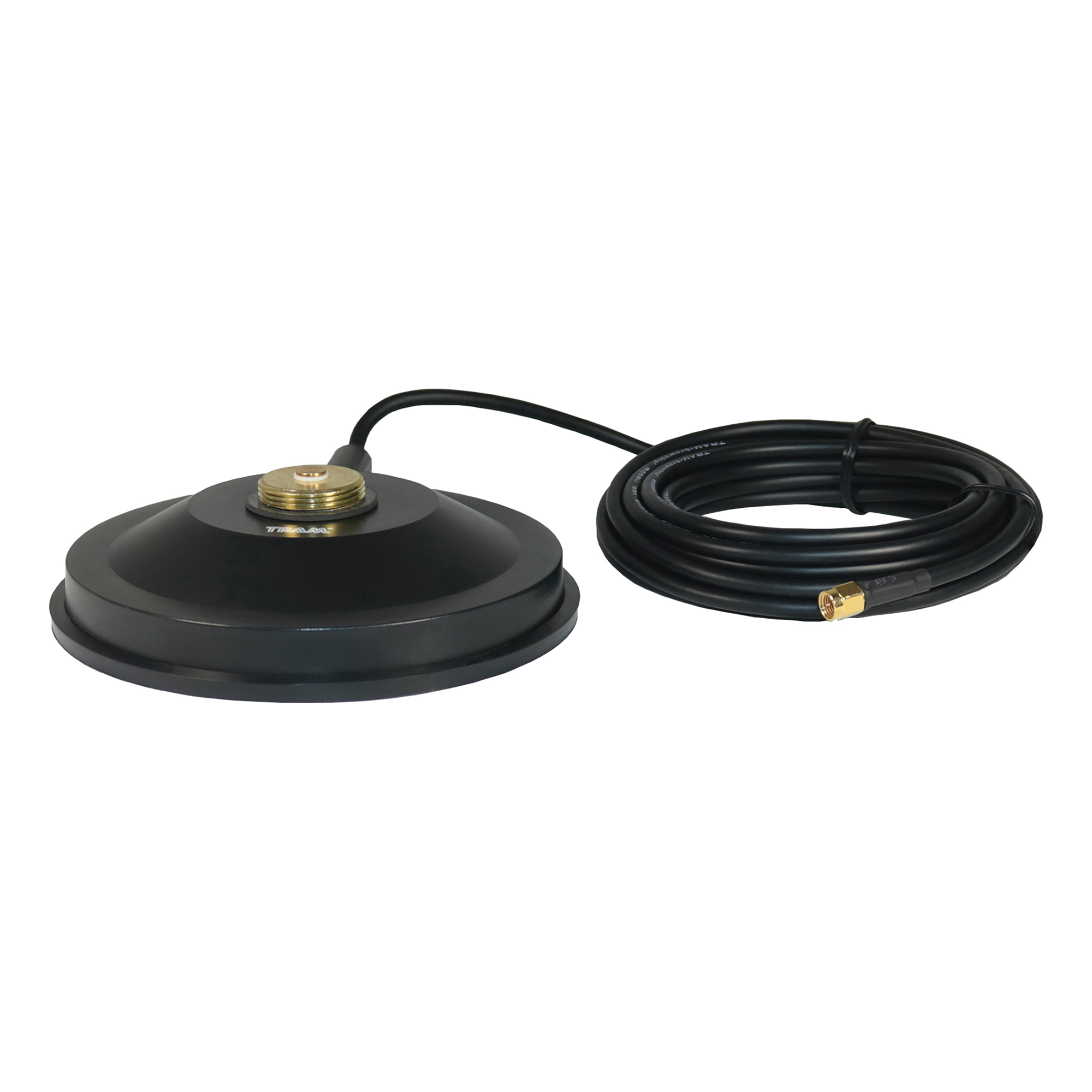 Tram, 5.5in. ABS NMO Magnet Mount with RG58 Coaxial Cable, Model# TRAM1267R-SMA