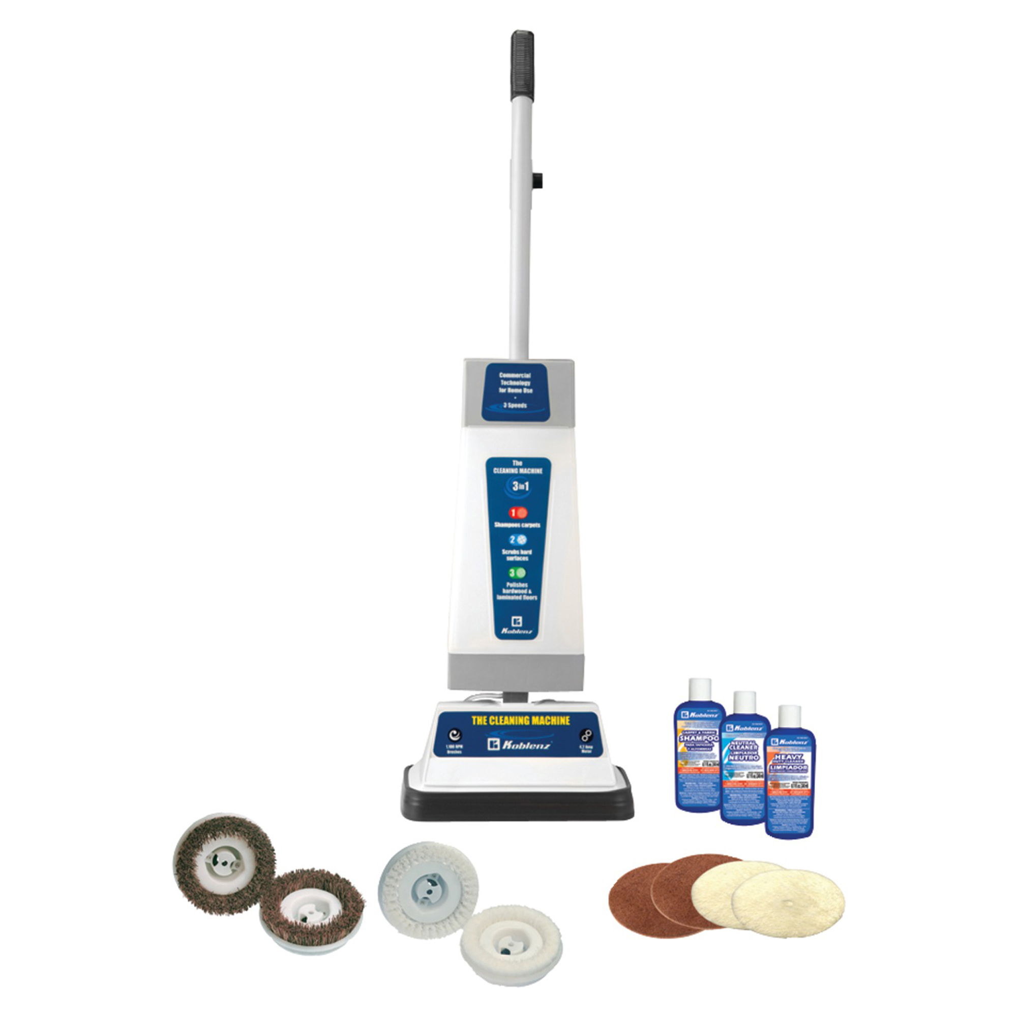 Koblenz The Cleaning Machine, Shampoo Polisher, Gray, Model# P820B