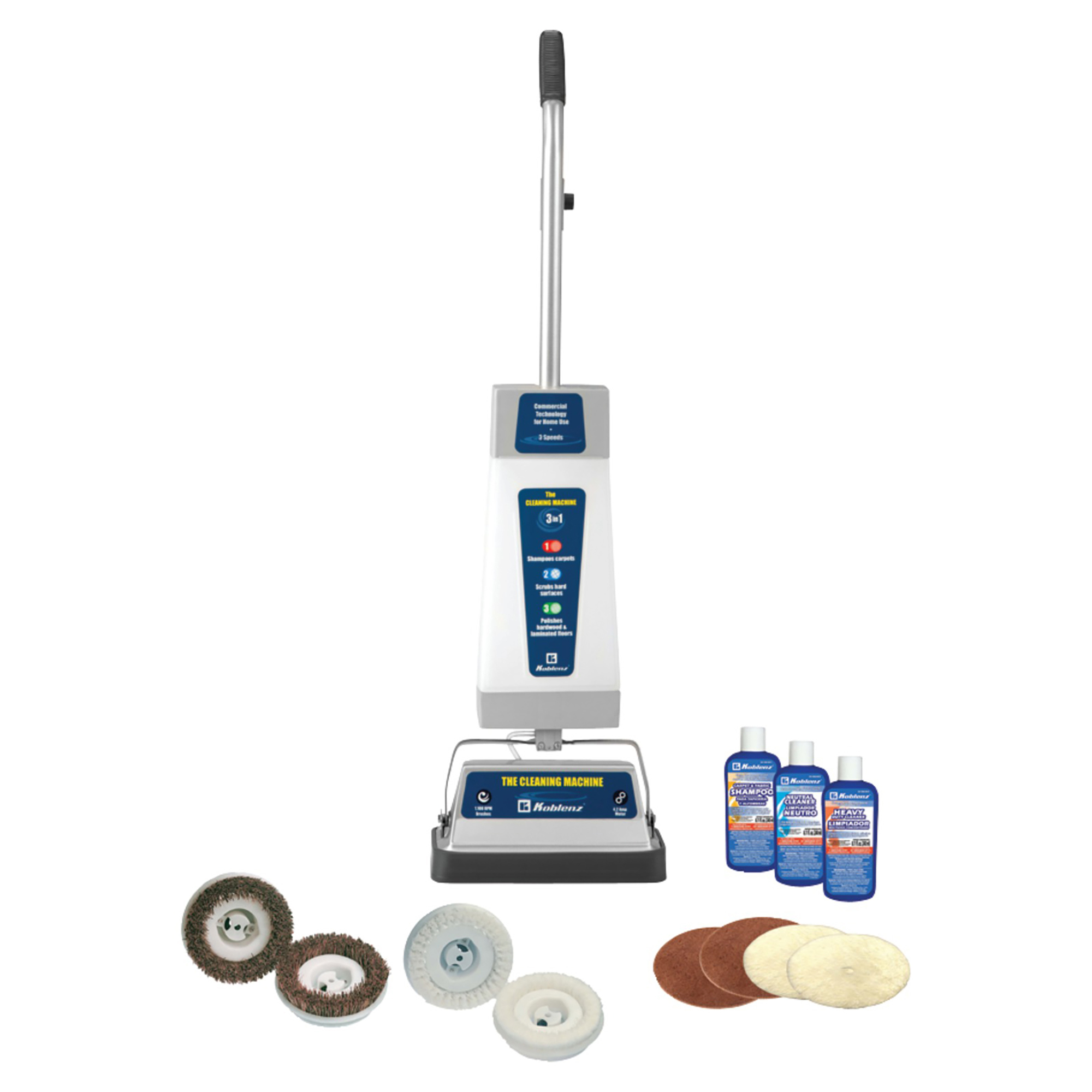 Koblenz The Cleaning Machine, Shampoo Polisher, Gray, Model# P2500B