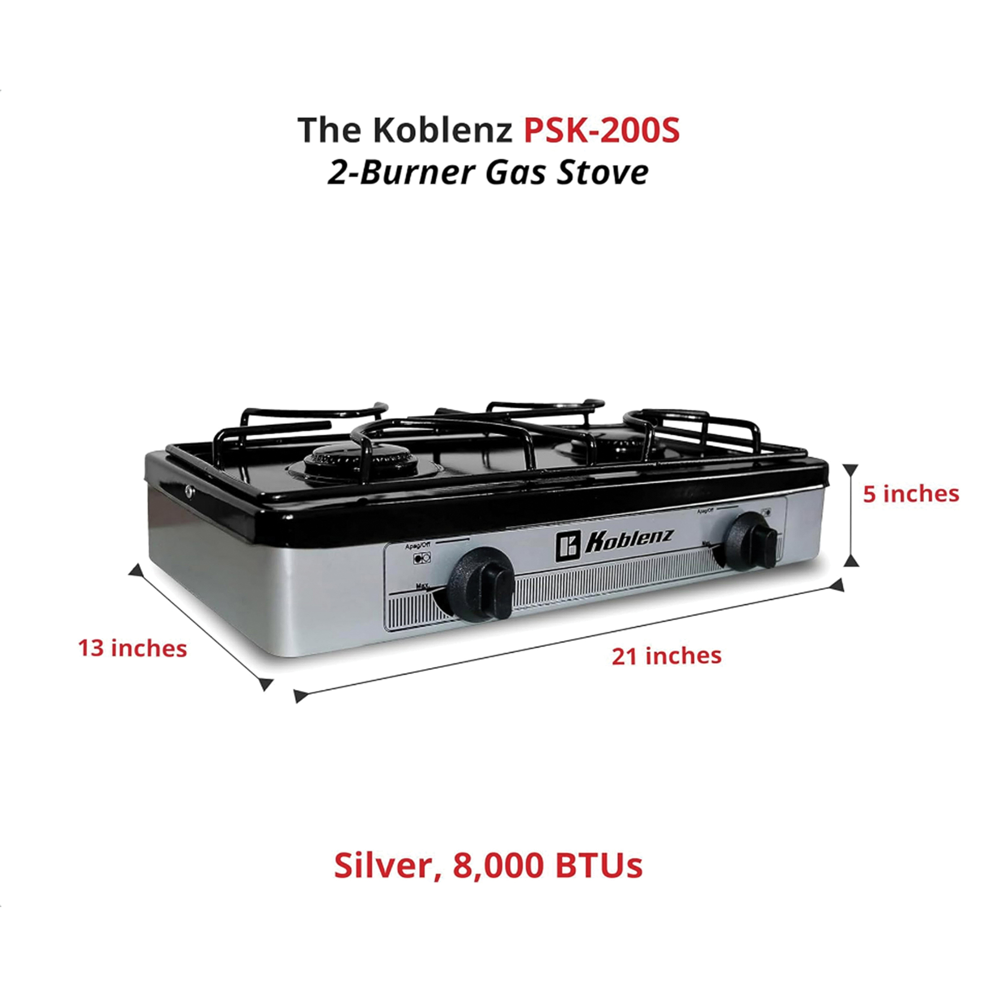 Koblenz, 2-Burner LP Outdoor Stove, Model# PFK-200S