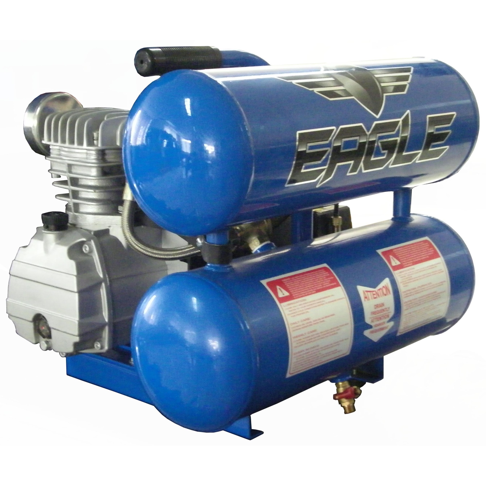 EAGLE, 4.2 Gallon Hand Carry Compressor, Horsepower 2 HP, Air Tank Size 4.2 Gal, Model# TS2018L