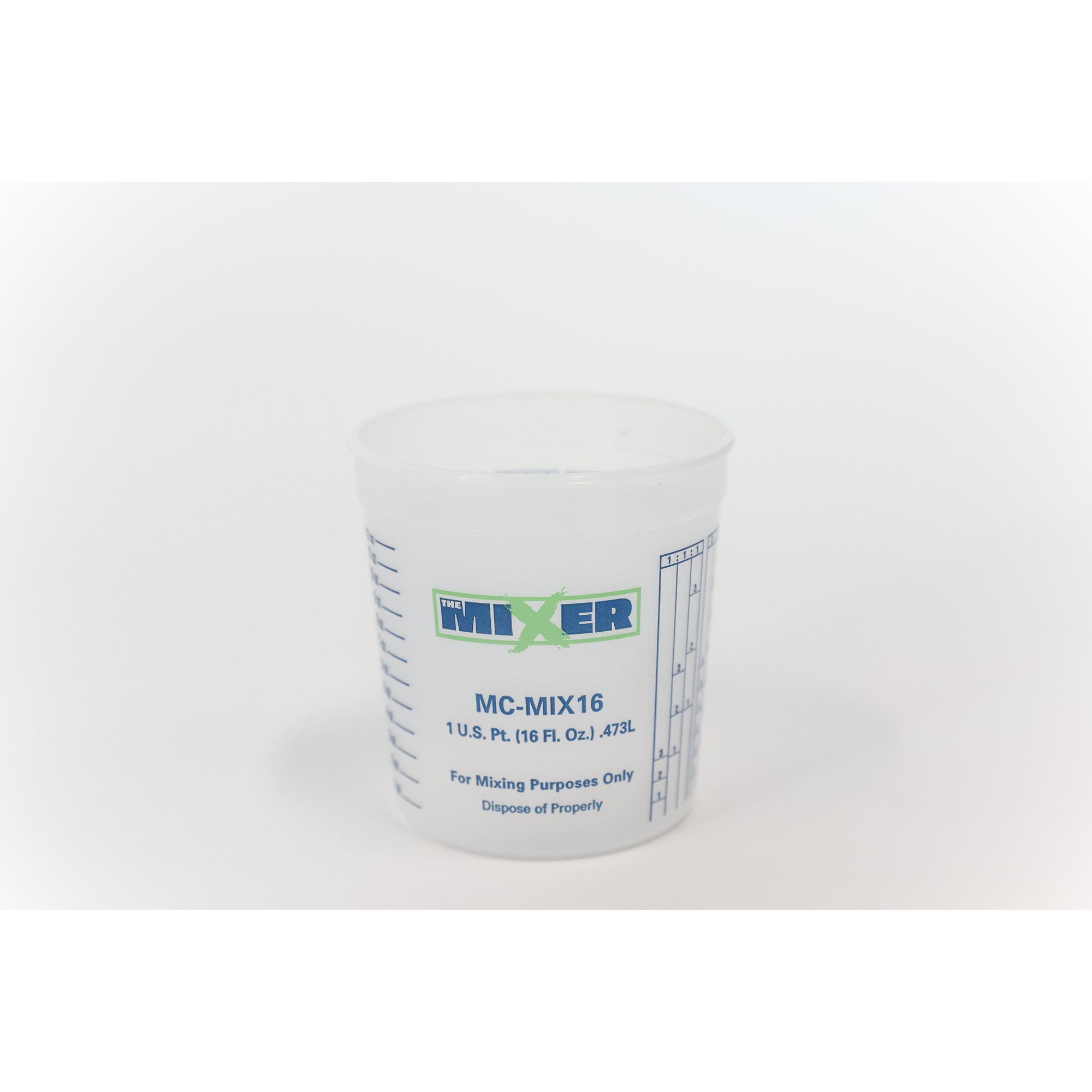 PPC 16 oz Mixing Cups 100/case, Height 18.13 in, Model# MC-MIX16
