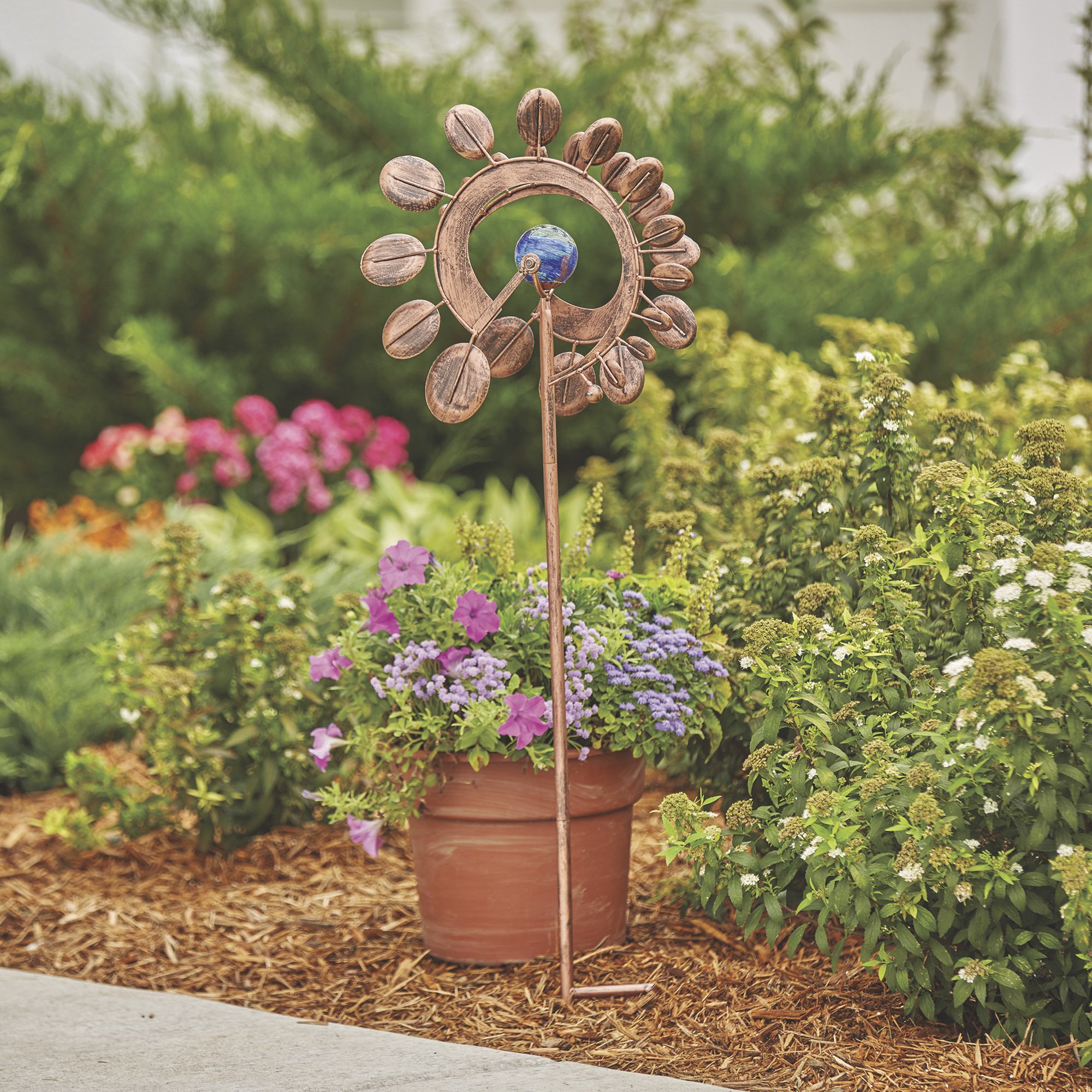 Illuminarie Windwheel Dual-Motion Rotating Garden Windmill | Northern Tool