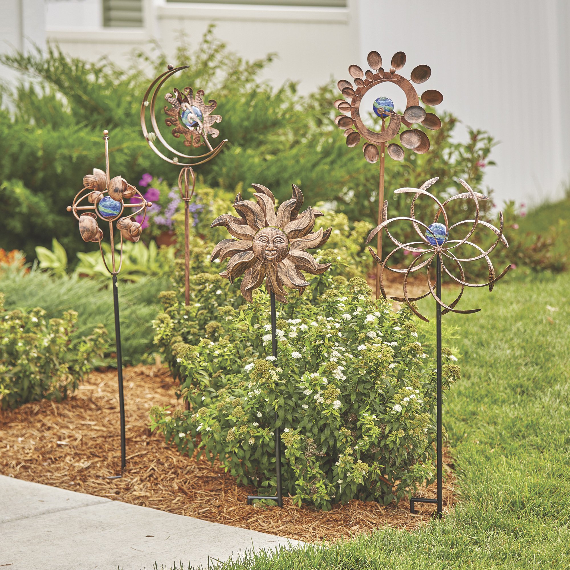 Illuminarie Windwheel Dual-Motion Rotating Garden Windmill | Northern Tool