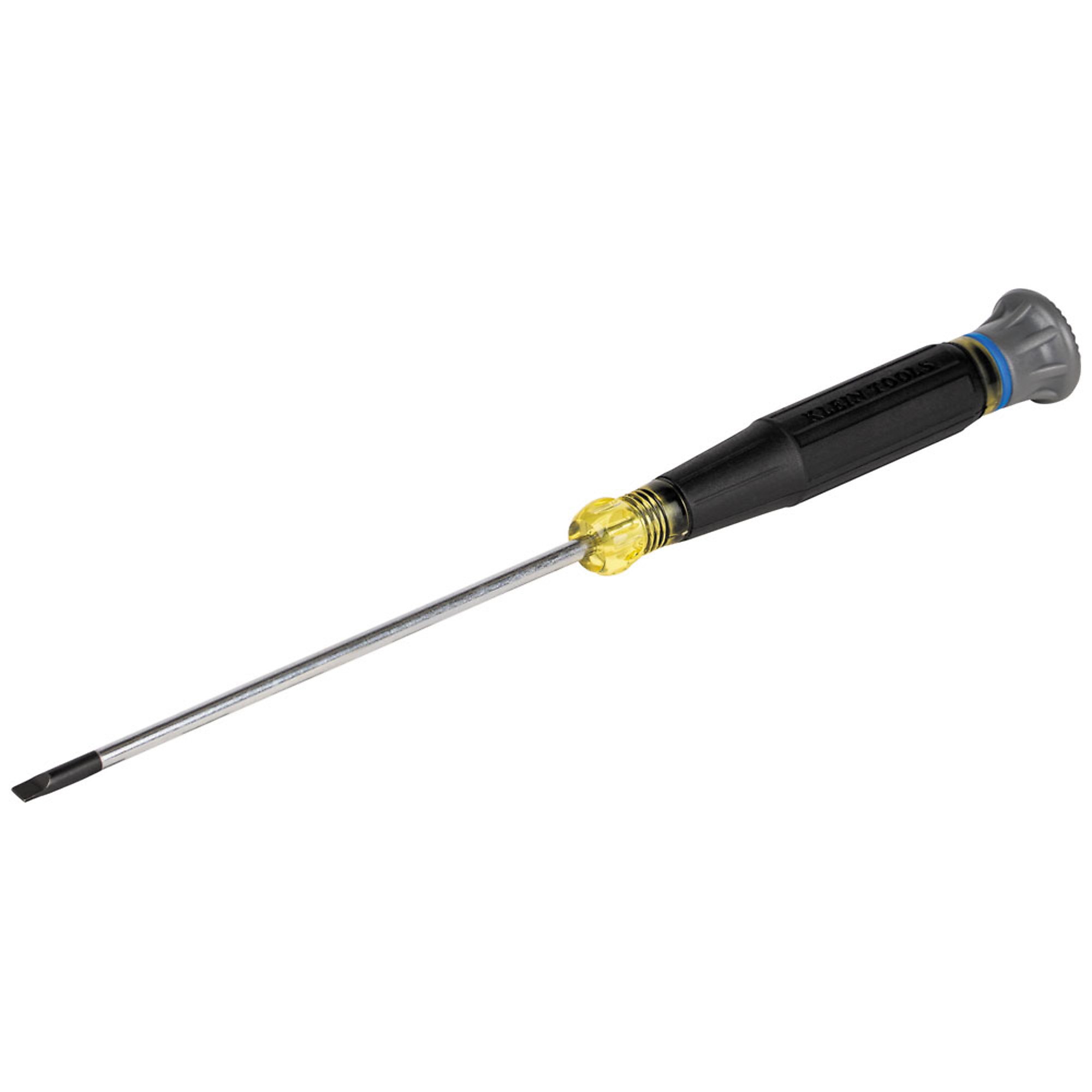 Klein Tools, 1/8in. Slotted Precision Screwdriver, 4in. Sha, Drive Type Slotted, Model# 6254