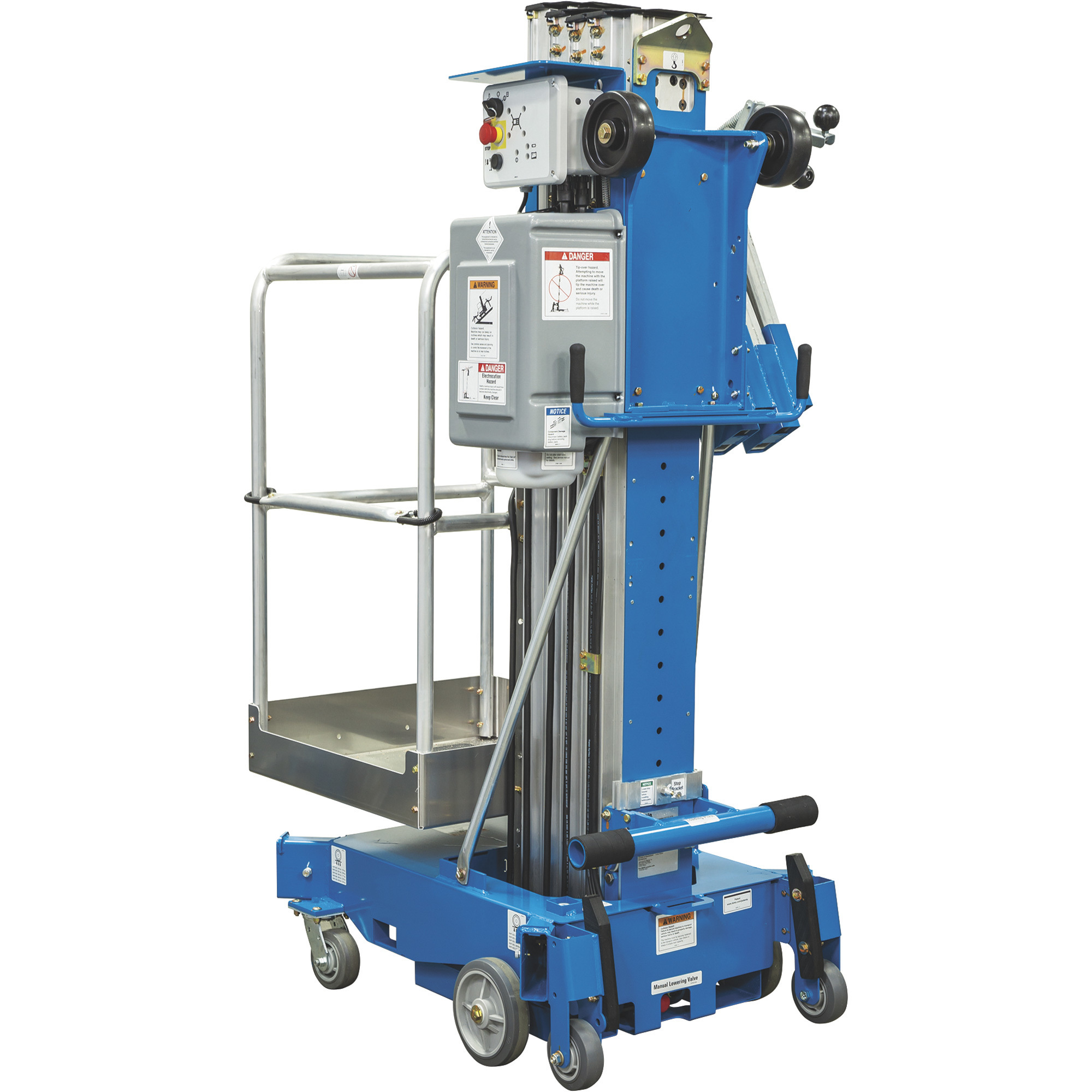 Genie Super Series AC Aerial Work Platform, 20ft.1in. Lift, 350-Lb. Capacity, Model# AWP 20 AC
