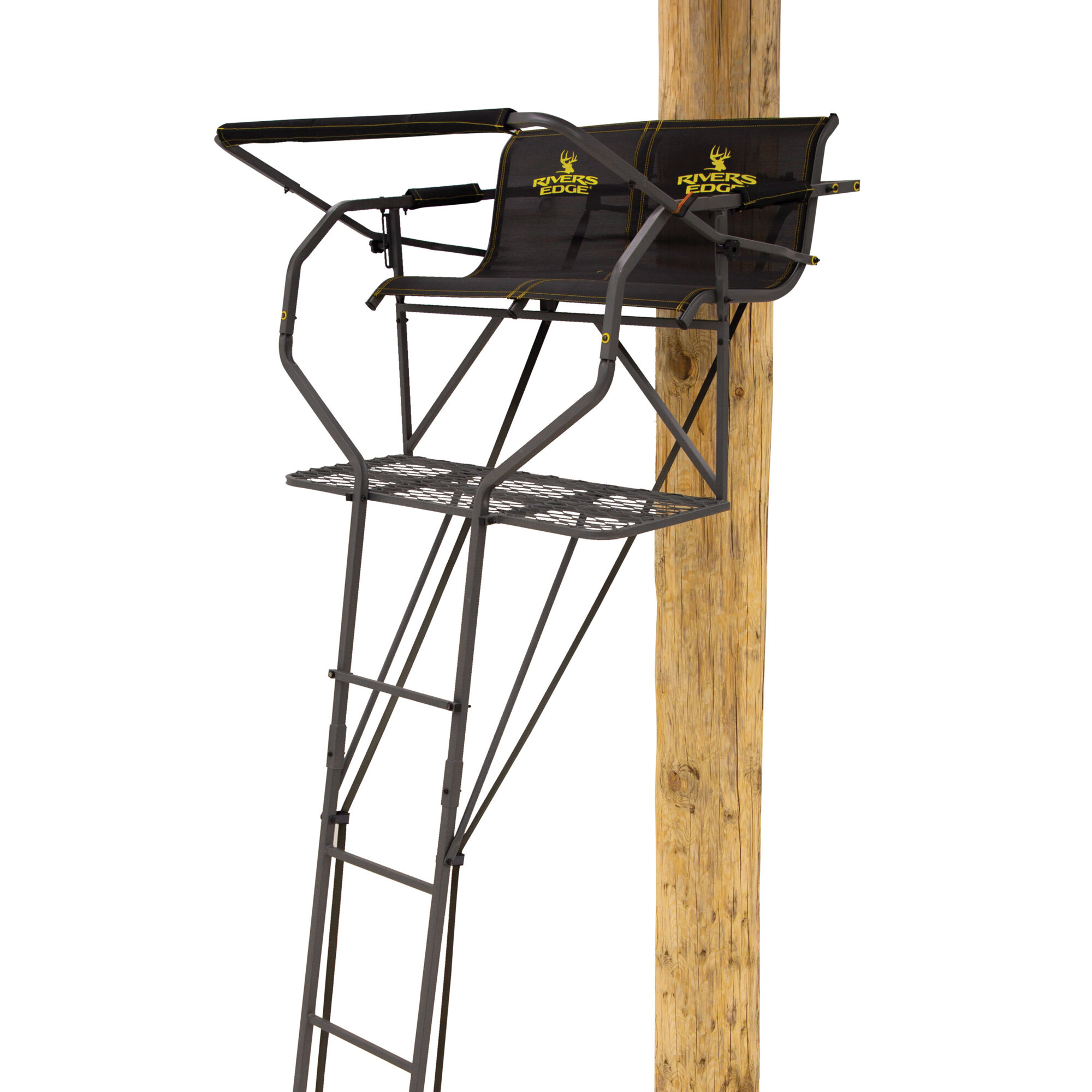 Rivers Edge Relax LS 2-Man Ladder Treestand - 16ft. 10in