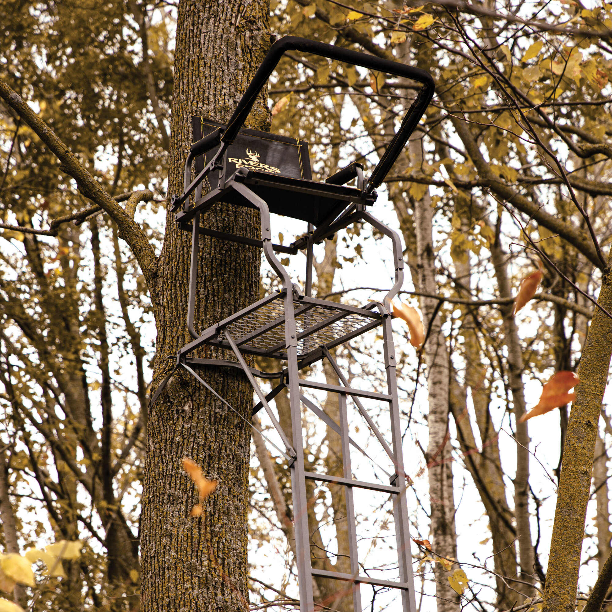 Rivers Edge, Uppercut LS 1Man Ladder Treestand, Capacity 1 Color Black