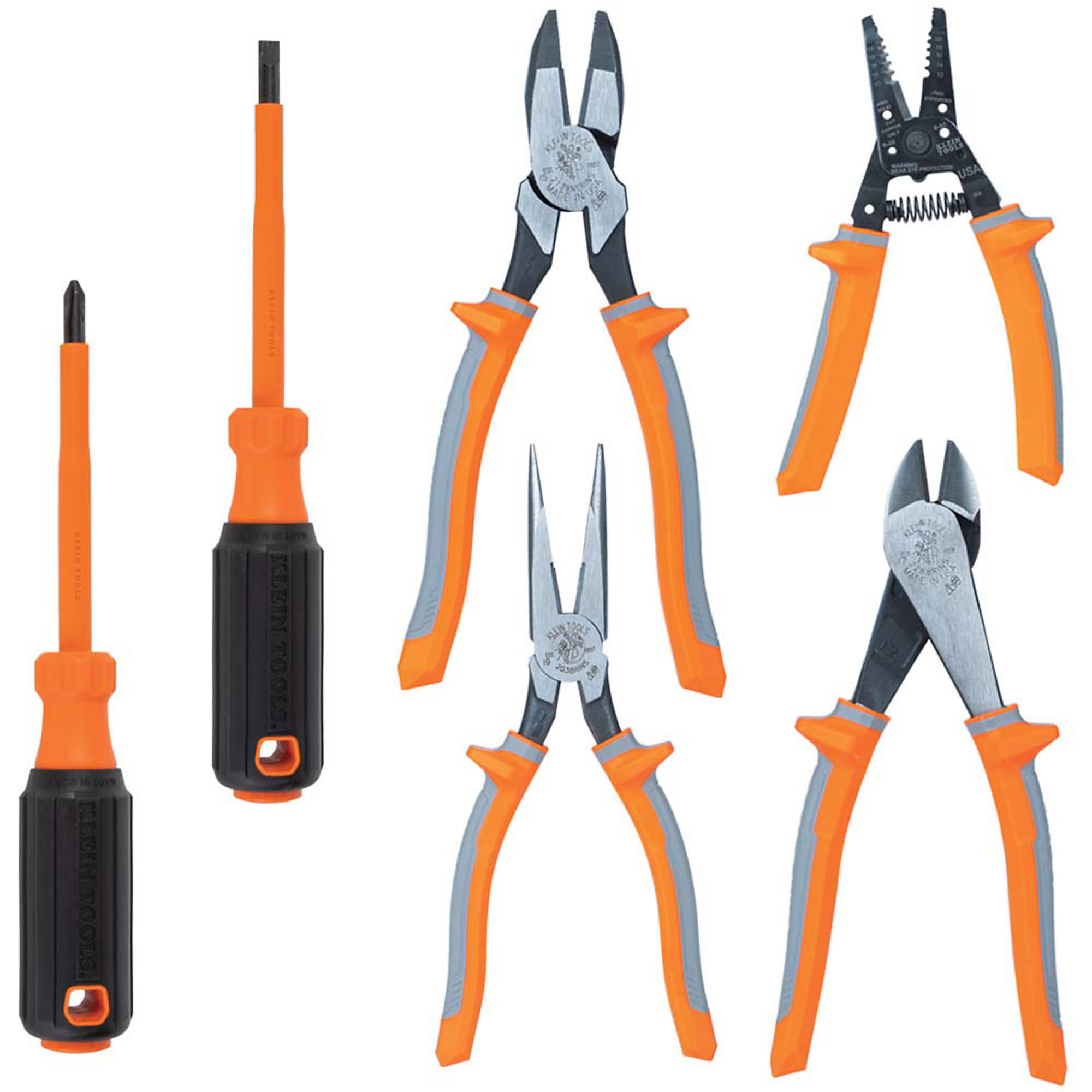 Klein Tools, 1000V Insulated Tool Set, 6-Piece, Pieces (qty.) 6 Model# 9418R
