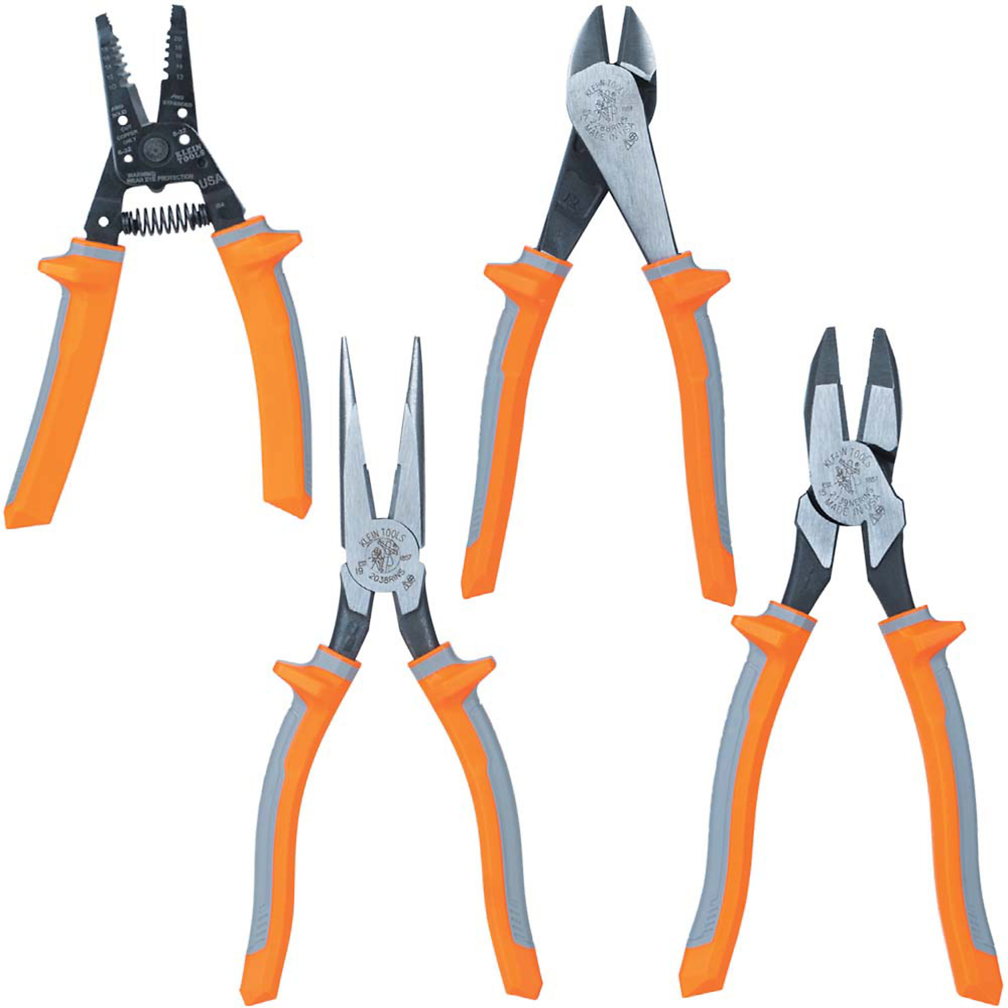 Klein Tools, 1000V Insulated Tool Set, 4-Piece, Pieces (qty.) 4 Model# 9417R