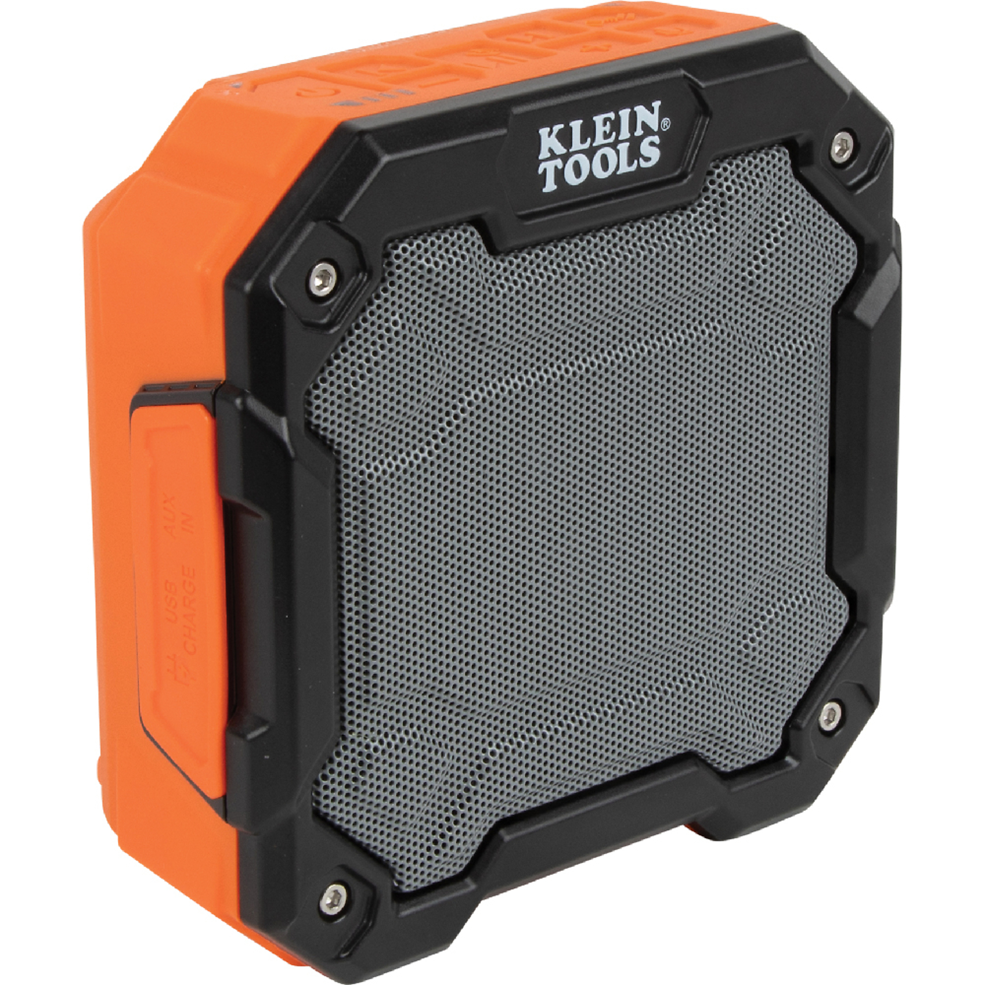 Klein Tools, Bluetooth Jobsite Speaker with Magnet and Hook, Battery Life 20 hr, Model# AEPJS3