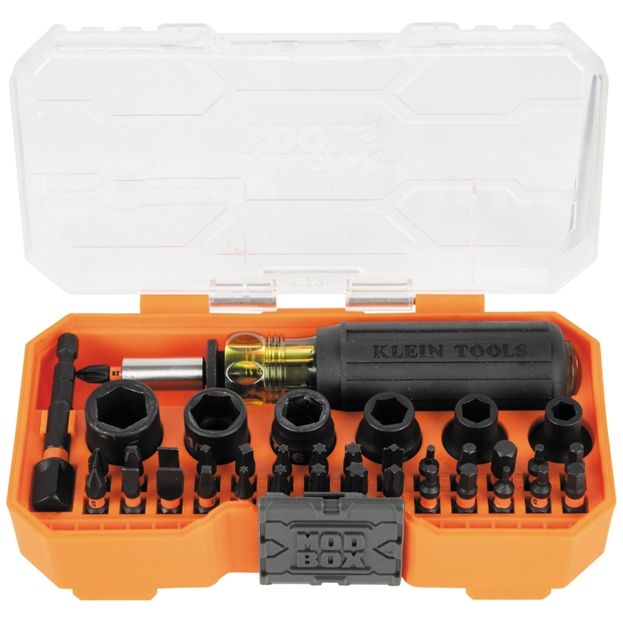 Klein Tools, ProFlex Impact Screwdriver Bit and Socket Set, 38-, Model# 33805