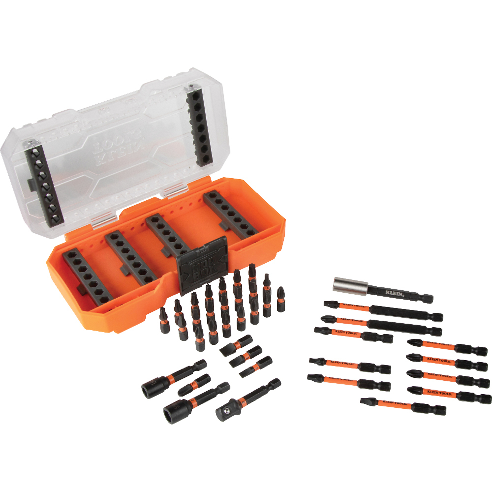 Klein Tools, ProFlex Impact Driver Bit Set, 40-Piece, Model# 33801