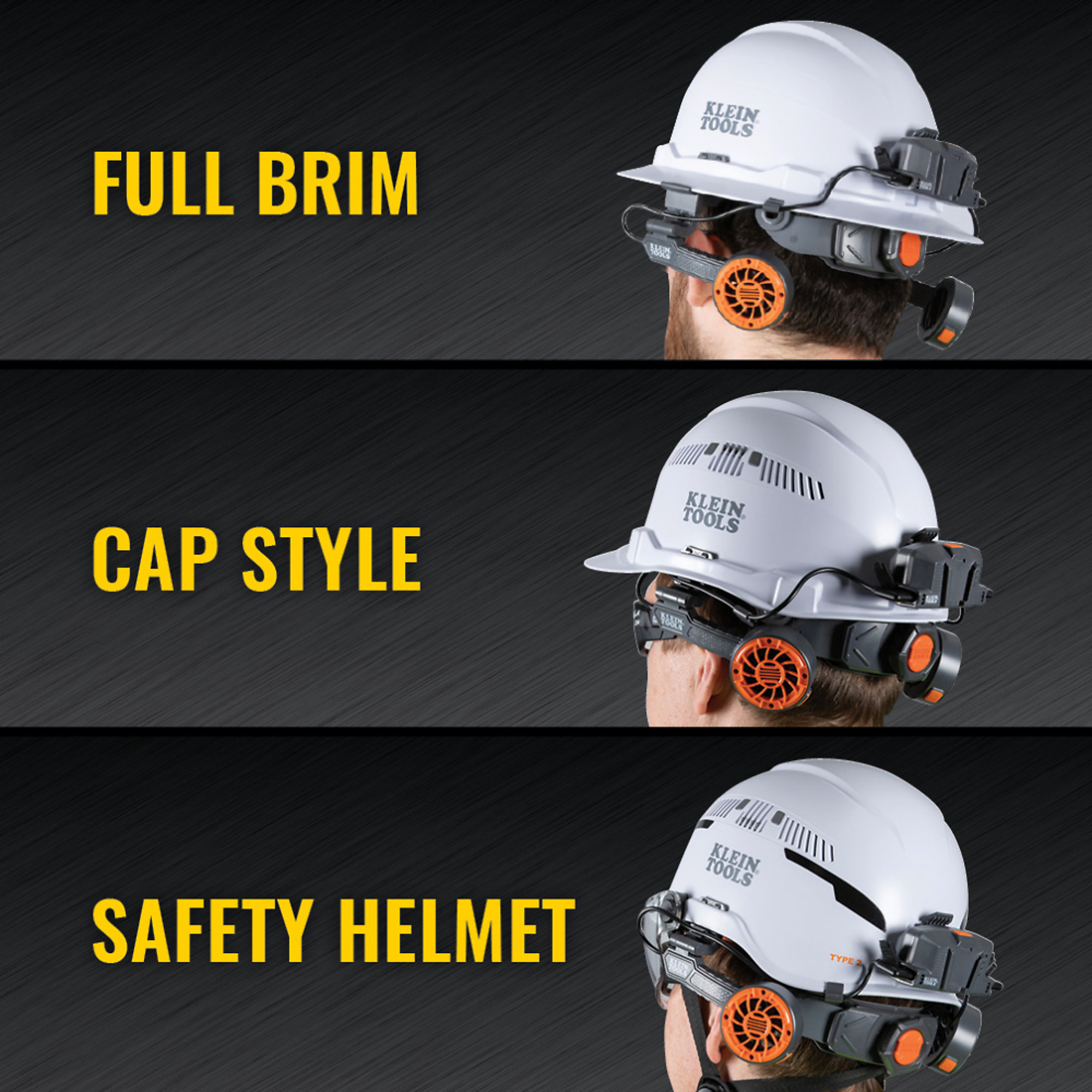 Klein Tools, Lightweight Cooling Fan for Hard Hats, Model# 60523