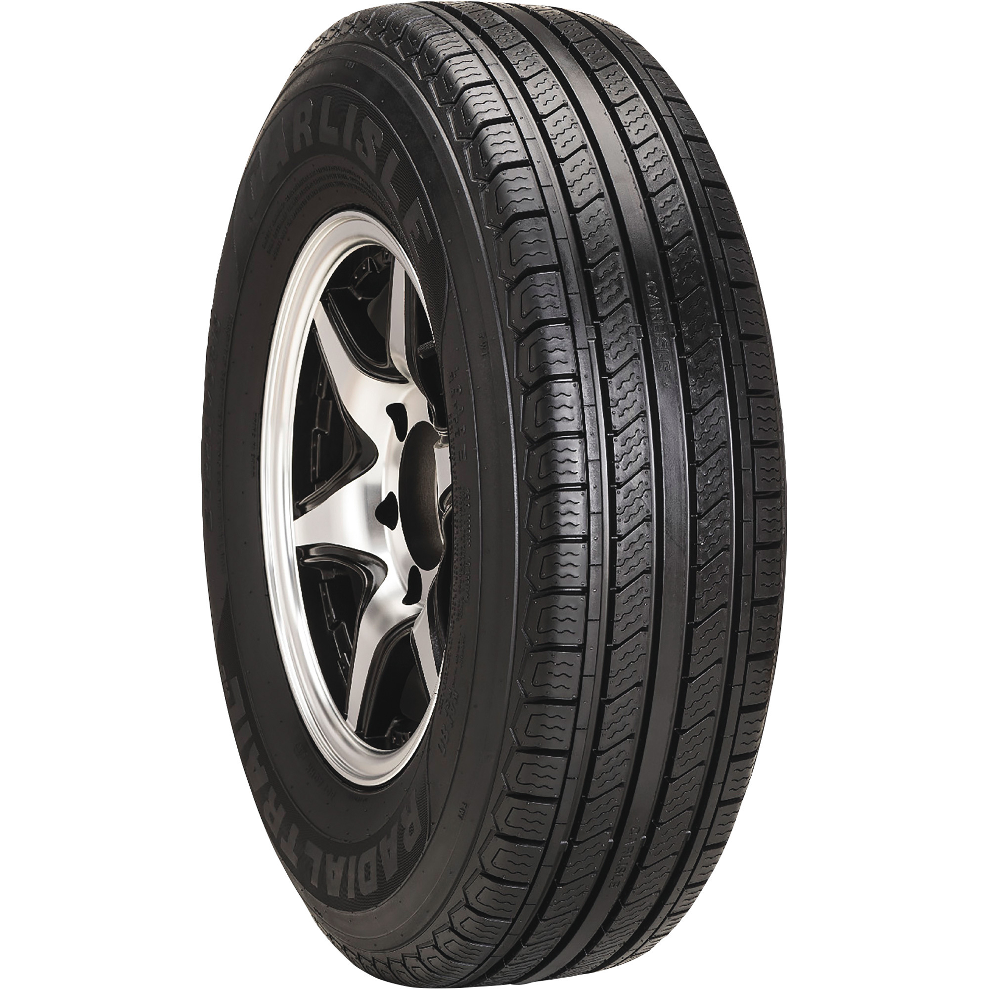 Carlisle Radial HD Trailer Tire and Crosstrax Aluminum Wheel