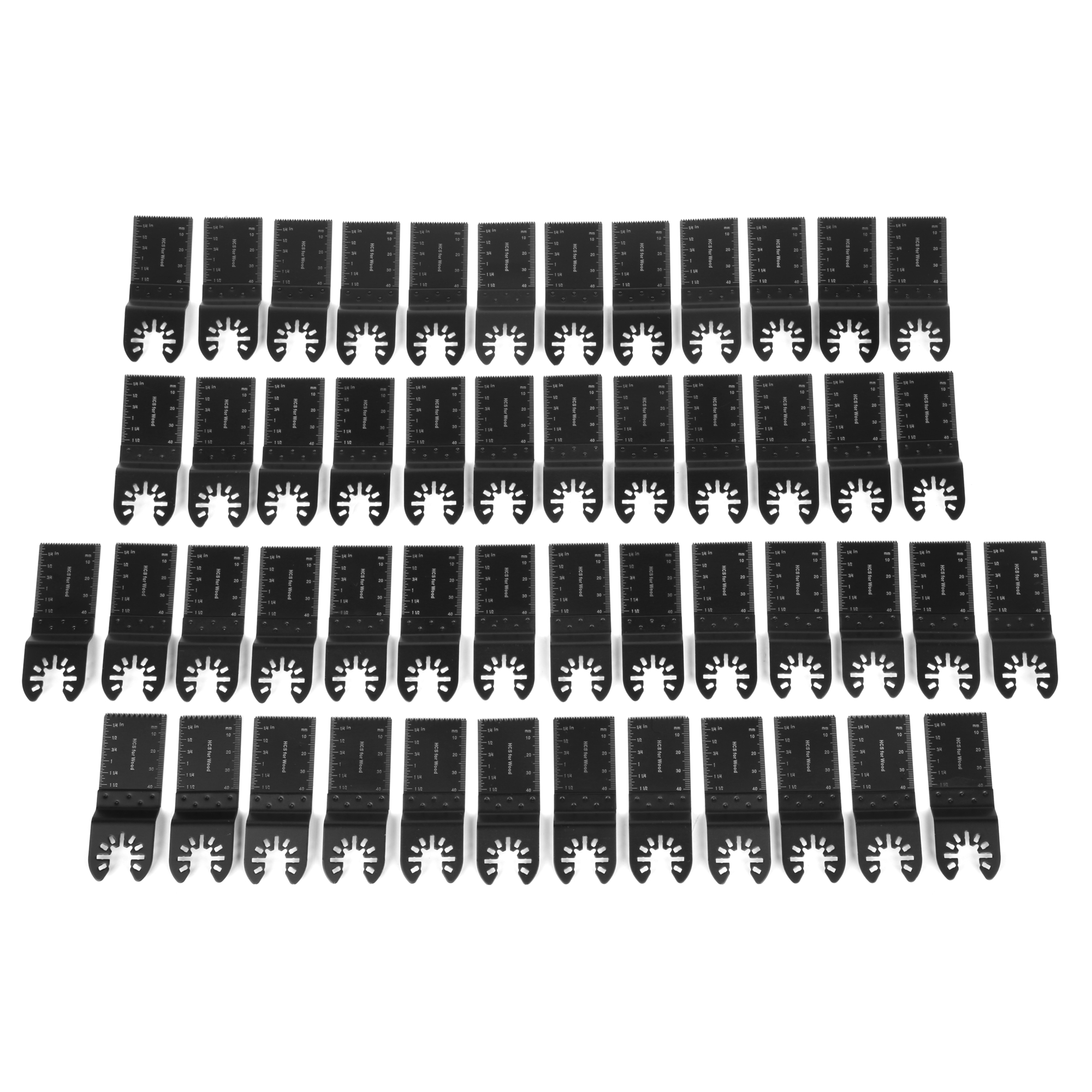 WEN Oscillating Multi-Tool Blade Set - 54-Pc., 34mm Wood Blades, High Carbon Steel, Model# MTB050