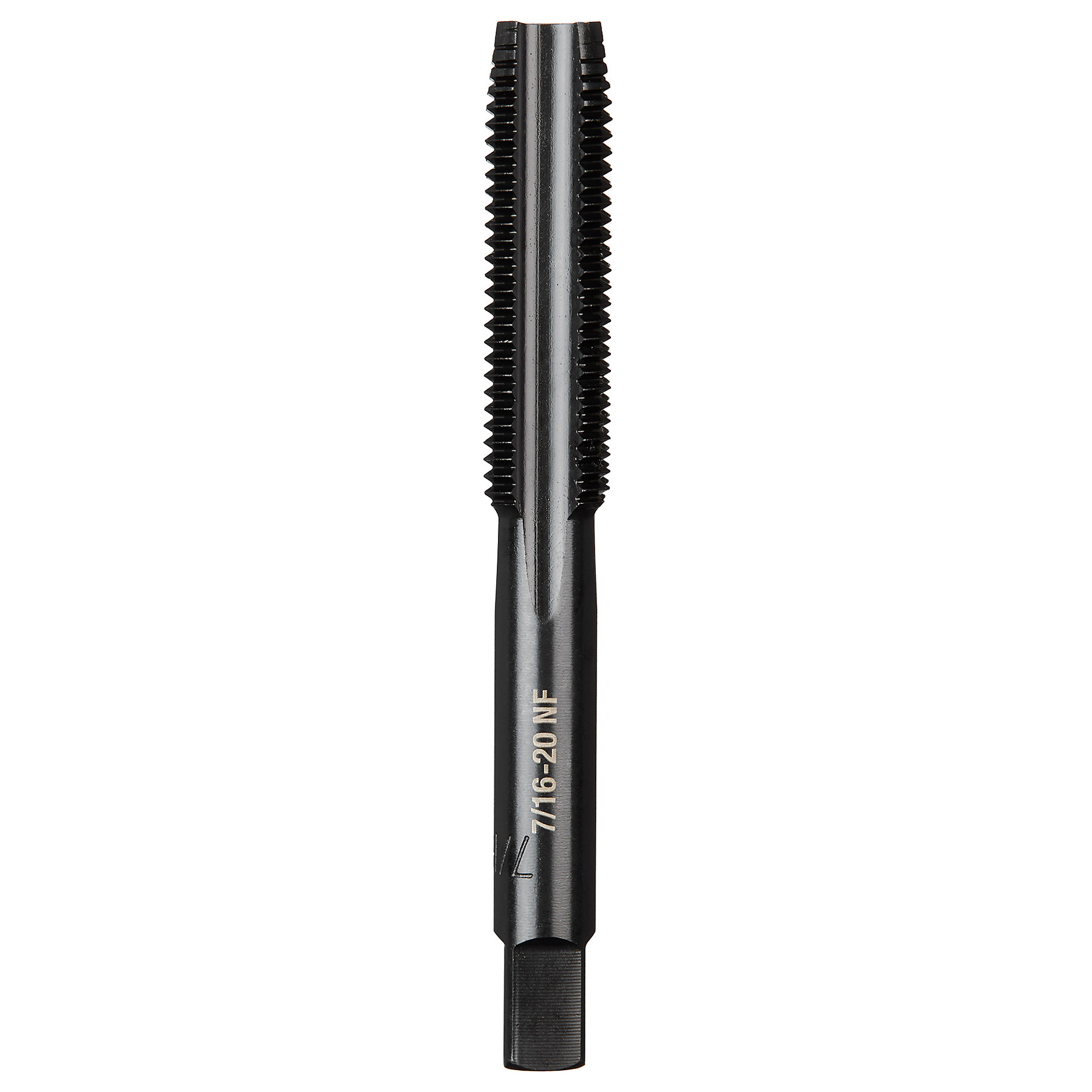 7/16-20 NF Machinist Hand Tap Bottoming 4 Flute GH3 HSS Made in USA 7/16-20 NF Machinist Hand Tap Bottoming 4 Flute GH3 HSS Made in USA
