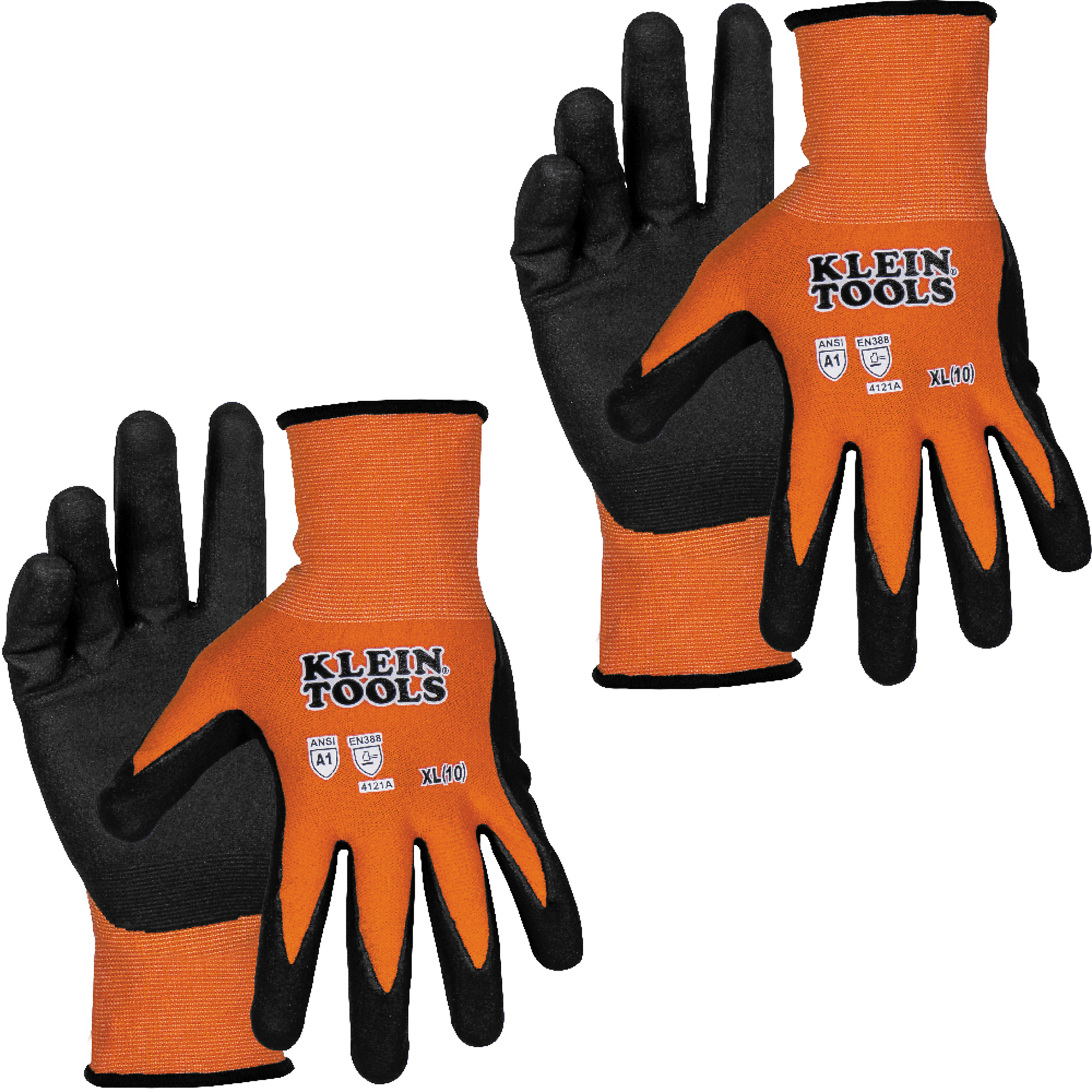 Klein Tools Knit Dipped Gloves, Cut Level A1, Touchscreen, Lar
