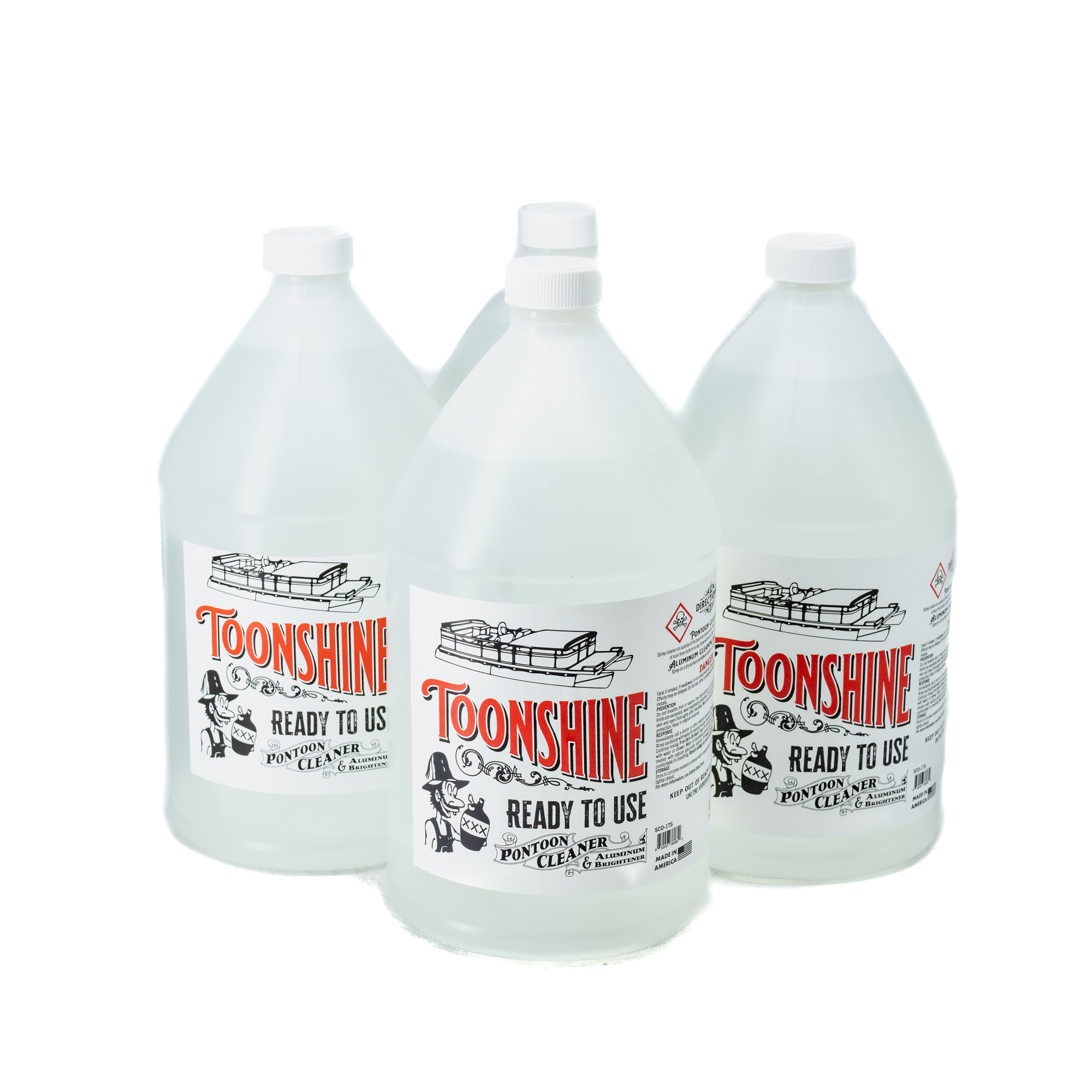 SOCAR  Toonshine Pontoon Cleaner and Aluminum Brightener - 4 Gal., Ready-to-Use, Model# SCO-1TS-4
