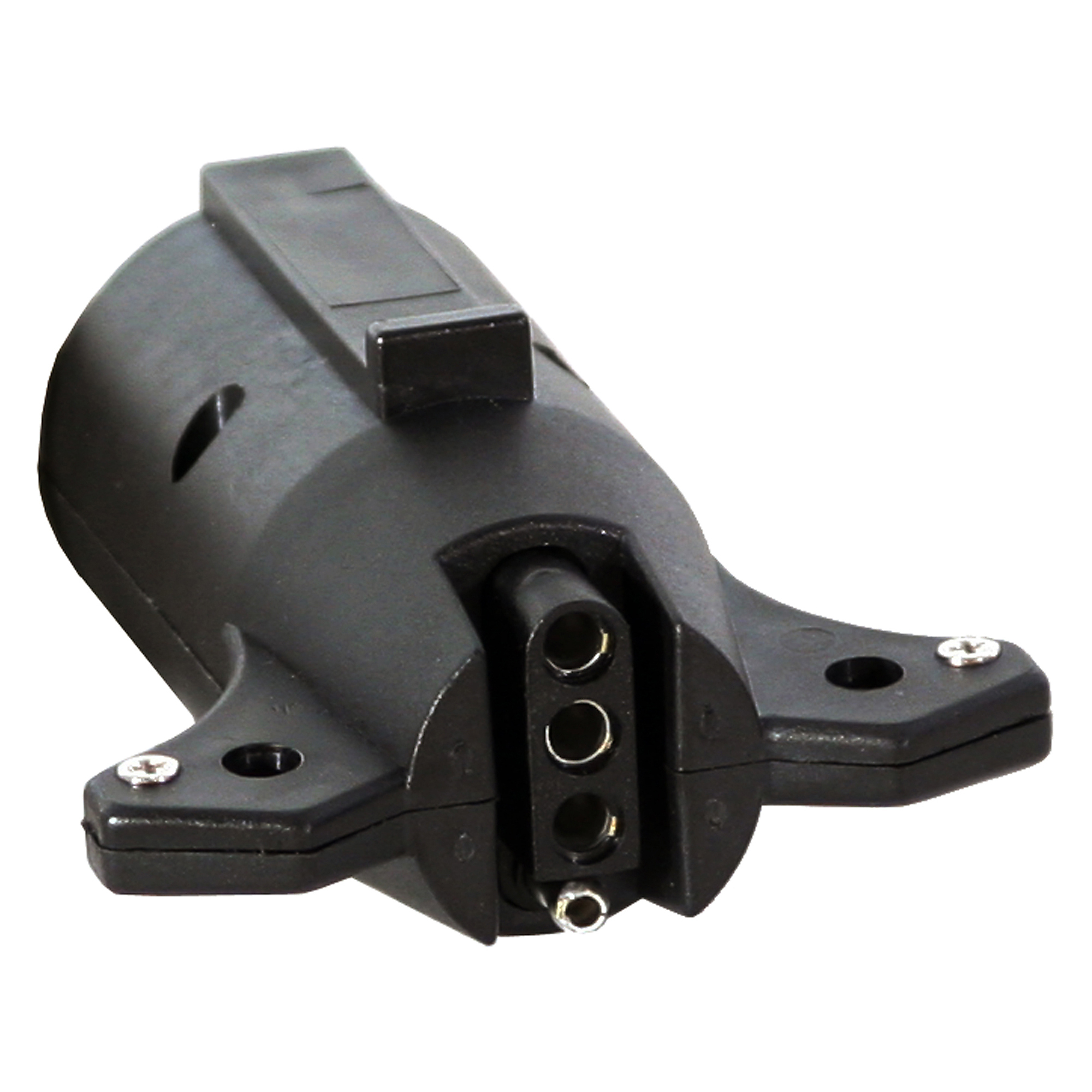 Buyers Products, 7-Way Flat to 4-Flat Plastic Trailer Connector, Connection Location Vehicle Side, Model# TC2074P