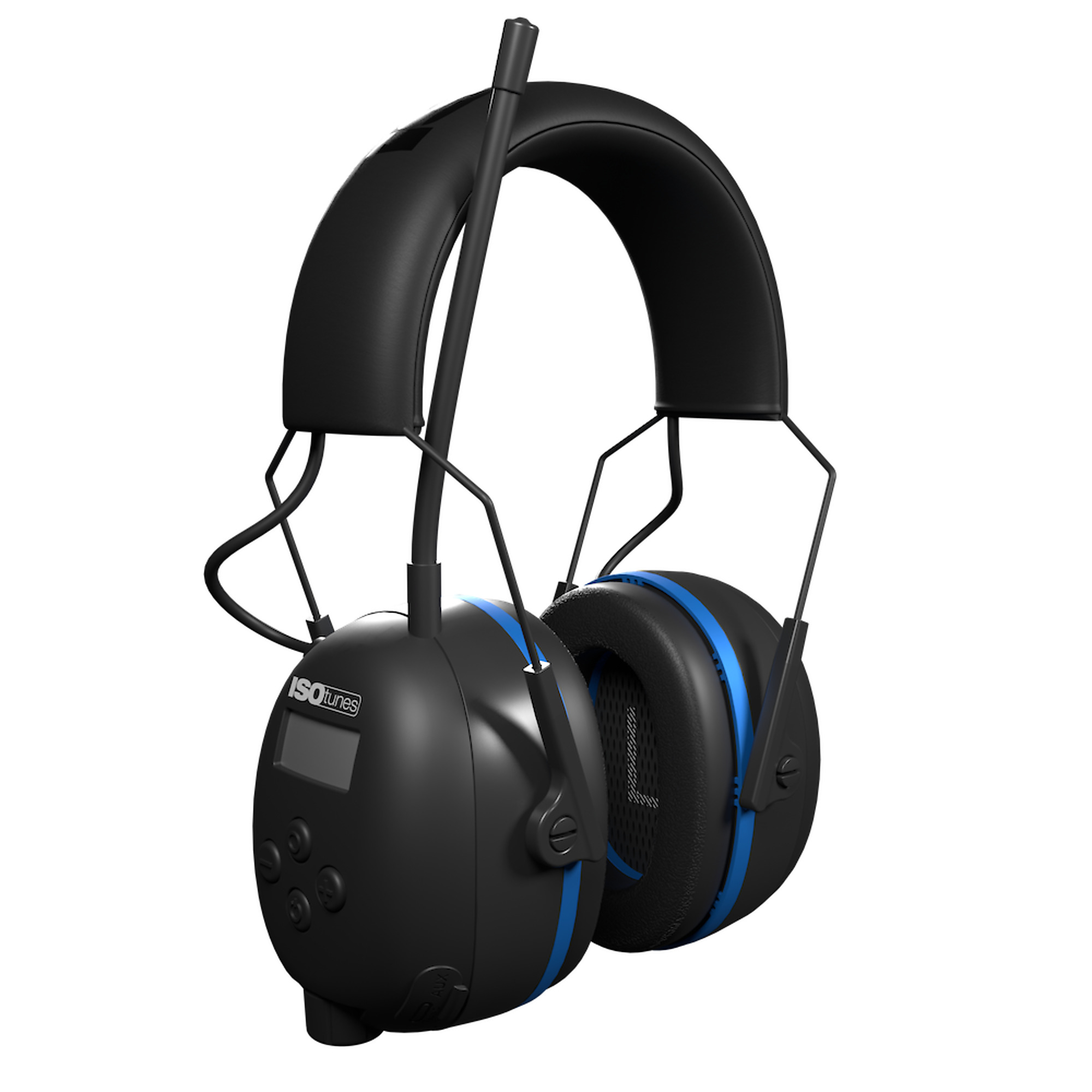 ISOtunes, AIR DEFENDER AM/FM BT Earmuff, 50 HR Battery, Noise Reduction Rating 25 dB, Electronic, Model# IT-92