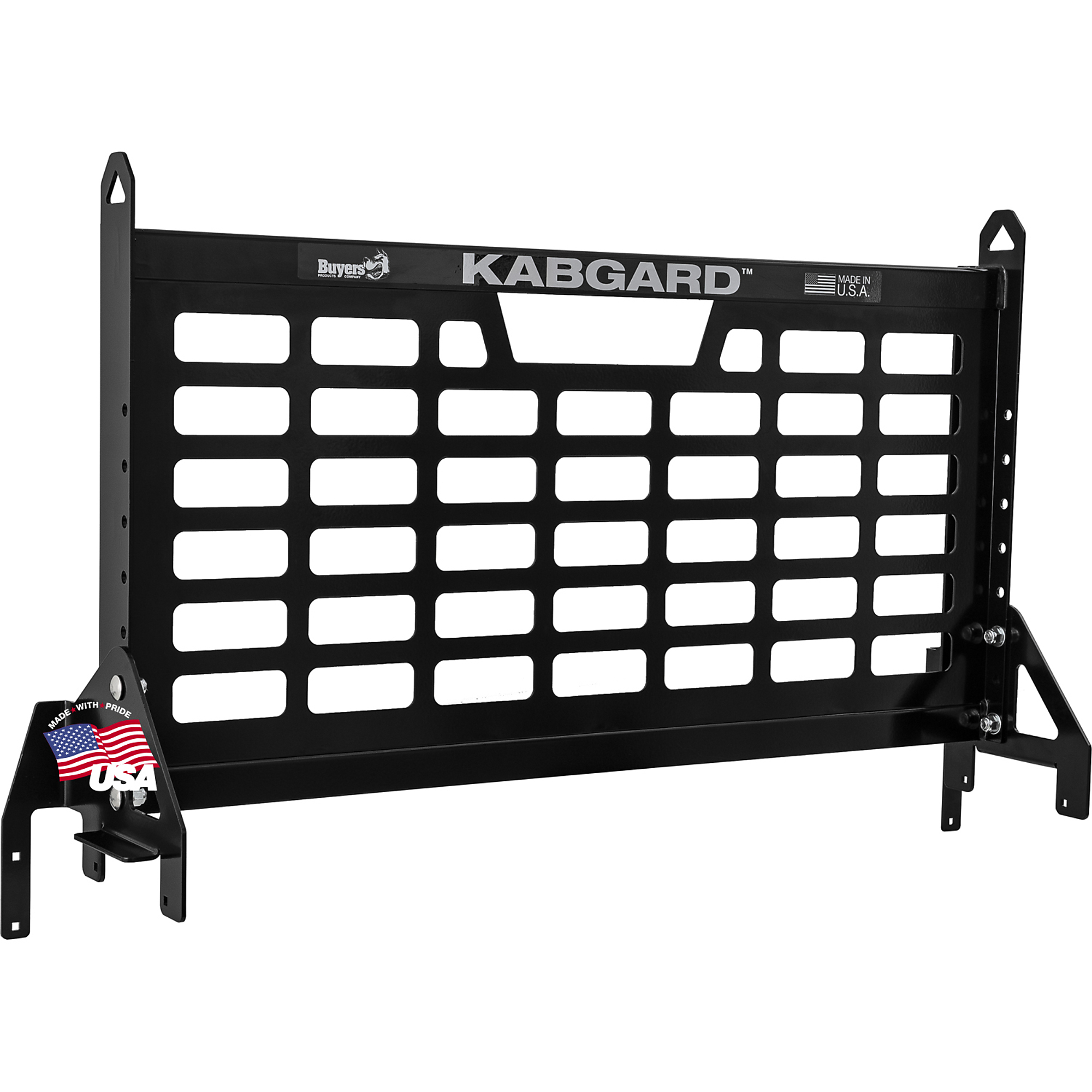 Buyers Products, 54in. Gloss Black Kabgard w/ mounting kit, Color Black, Finish Powder-Coat, Material Carbon Steel, Model# 5405427B
