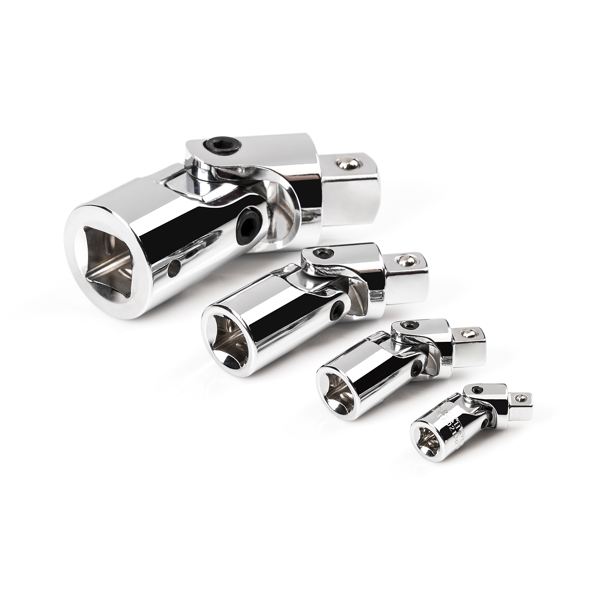 TEKTON 1/4, 3/8, 1/2, 3/4 Inch Drive Universal Joint Set (4-Piece) | SHA99006