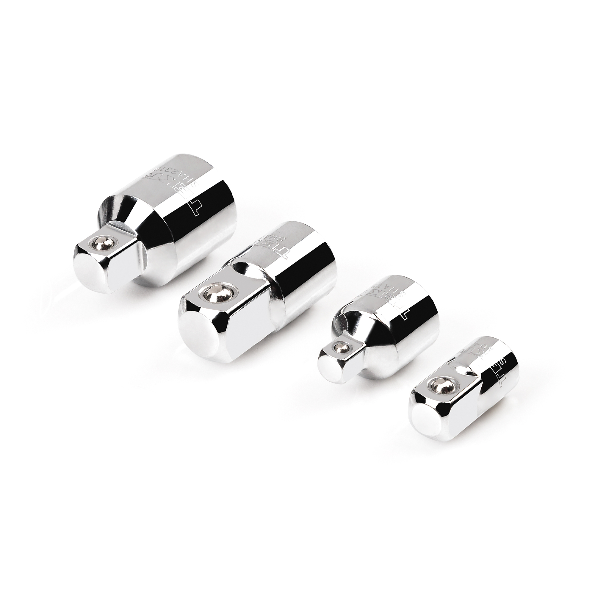 TEKTON 1/4, 3/8, 1/2 Inch Drive Adapter/Reducer Set (4-Piece) | SHA99017