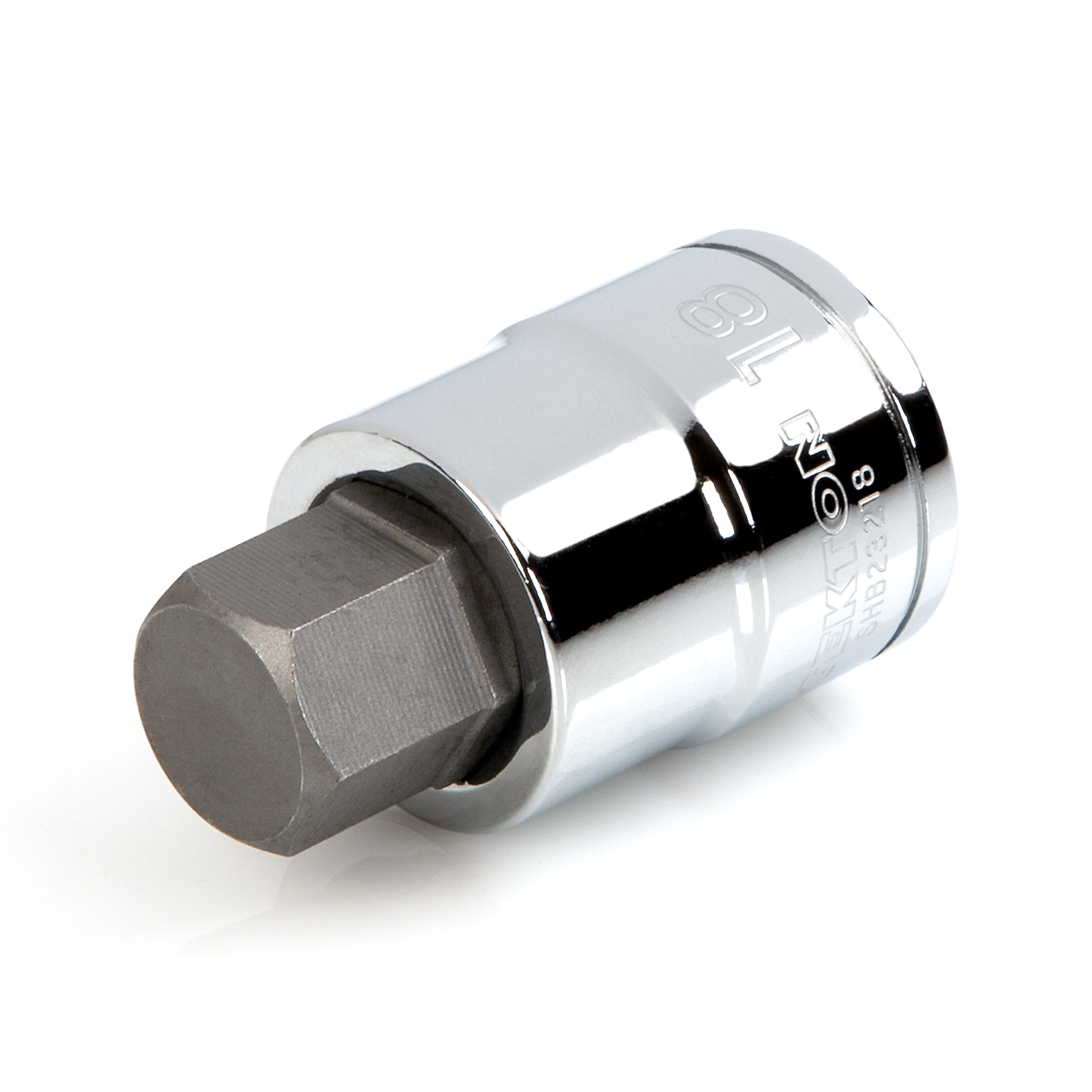 Tekton, 1/2in. Drive x 18 mm Hex Bit Socket, Socket Size Metric 18 mm ...