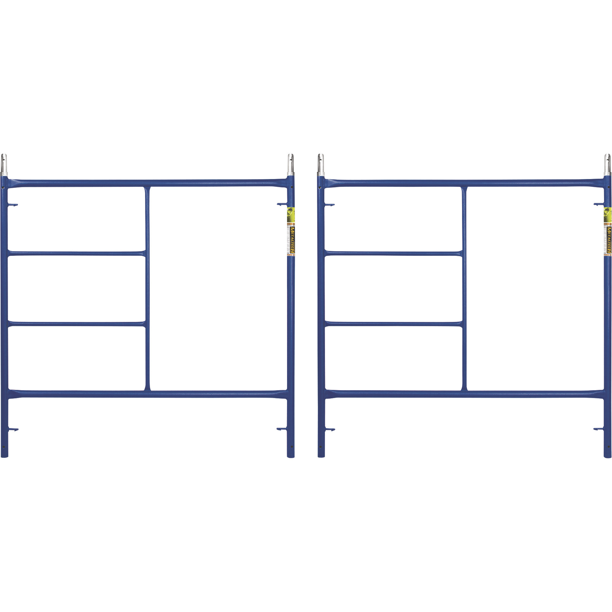 Metaltech Saferstack 5ft. x 5ft. Mason Scaffold Frame, 2-Pack, Model# M-MF6060APSK2