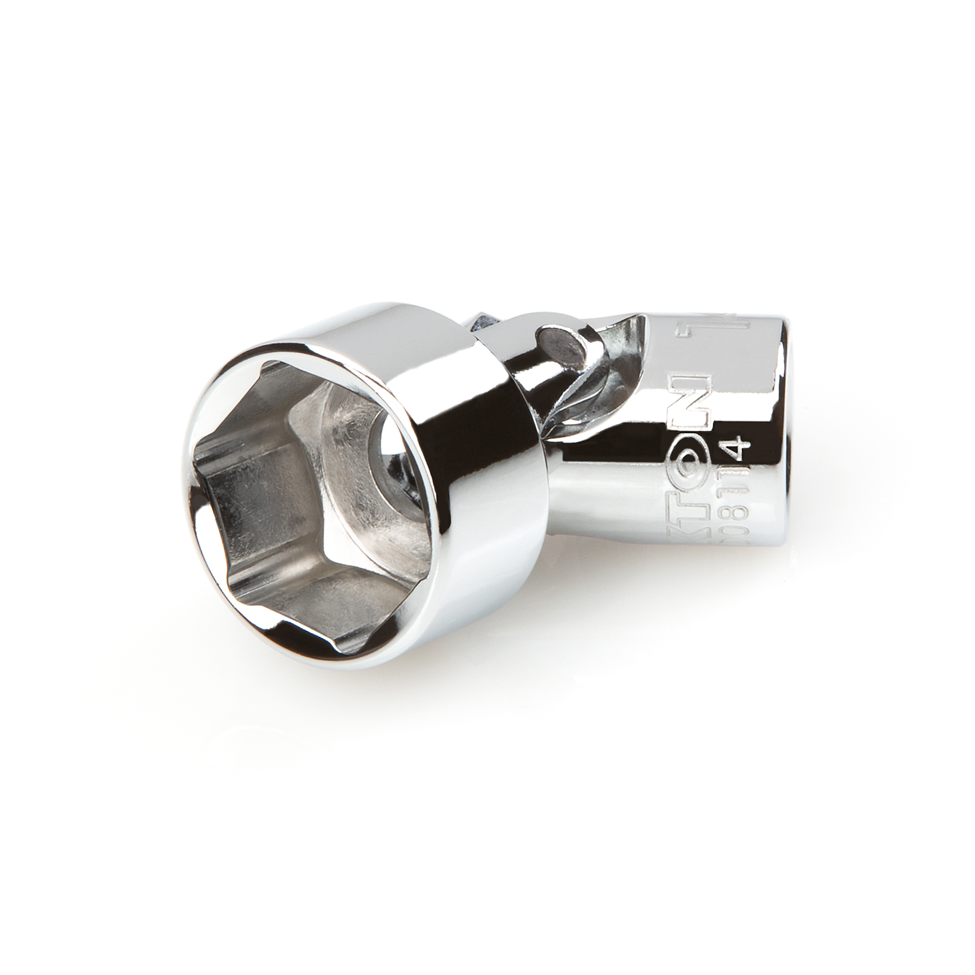 TEKTON 1/4 Inch Drive x 14 mm Shallow 6-Point Universal Joint Socket | SHD08114
