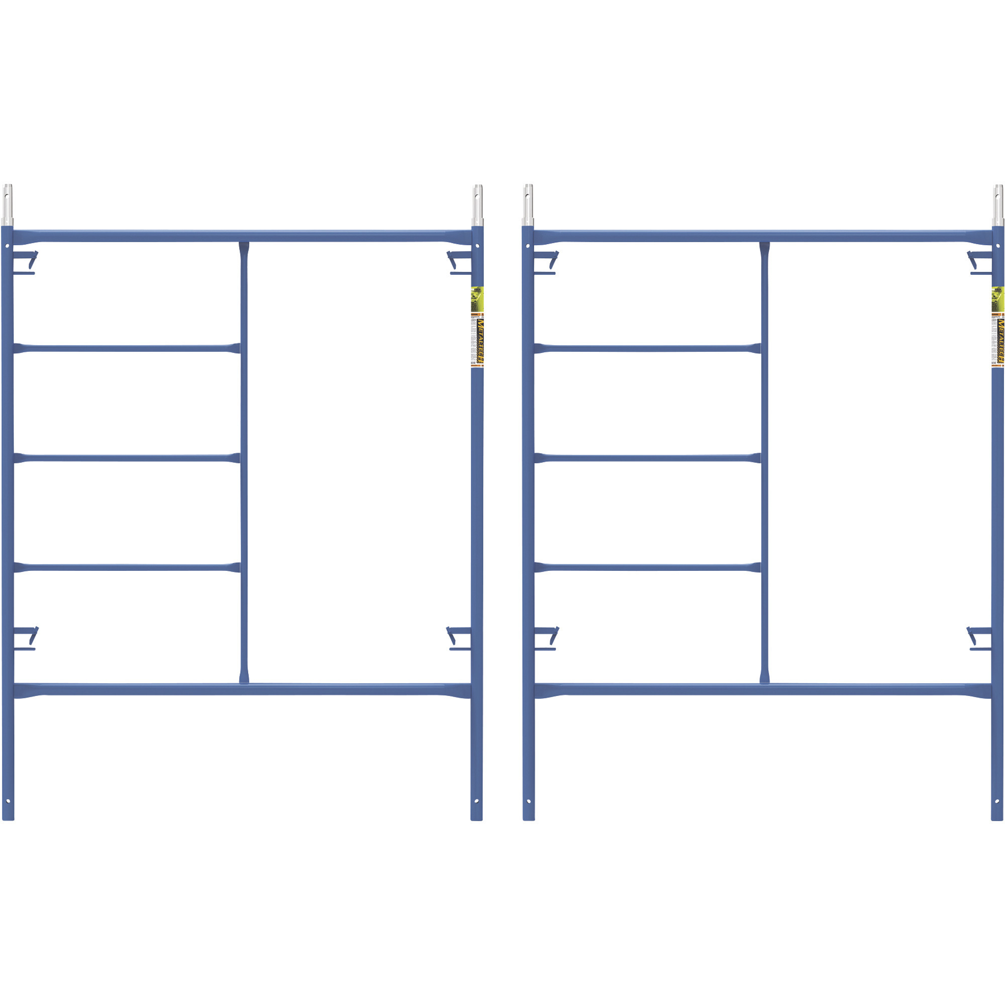 Metaltech Saferstack 6.4ft. x 5ft. Mason Scaffold Frame, 2-Pack, M-MF7660PSK2