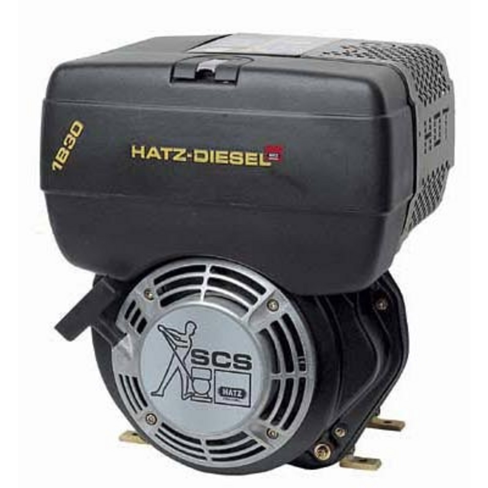 Hatz Diesel Engine with Electric Start — 6.8 HP, 1in. x 2.84