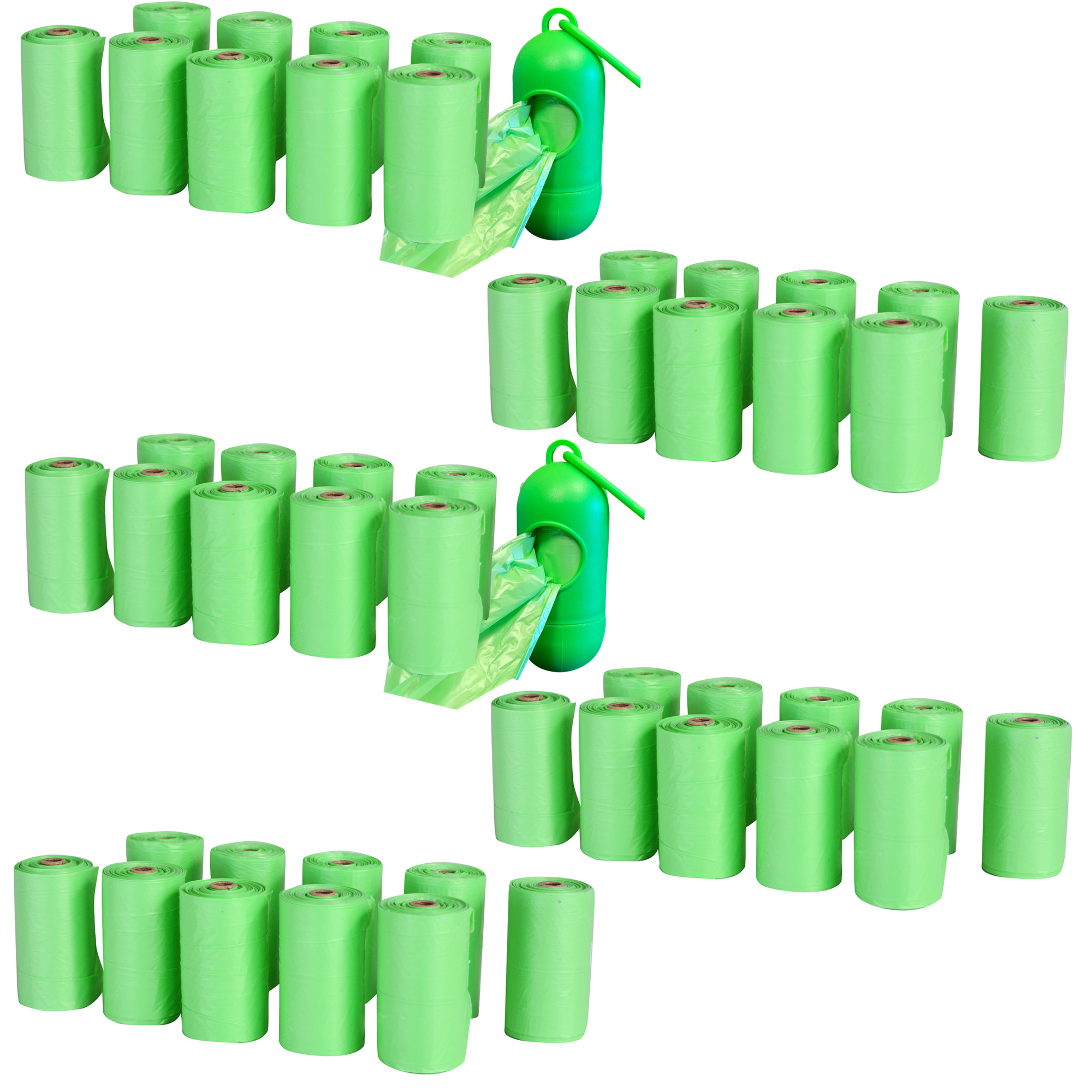 AMERIHOME, 1000ct Dog Waste Bags with 2 Leash Clip Dispensers, Model# PPB1000