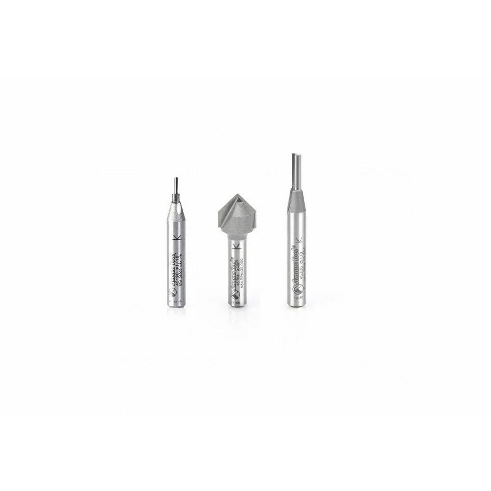 Axiom, Axiom Inlay Bit Set (1/4in.) by Amana Tool, Horsepower 0 Amps 0 Model# ABS207