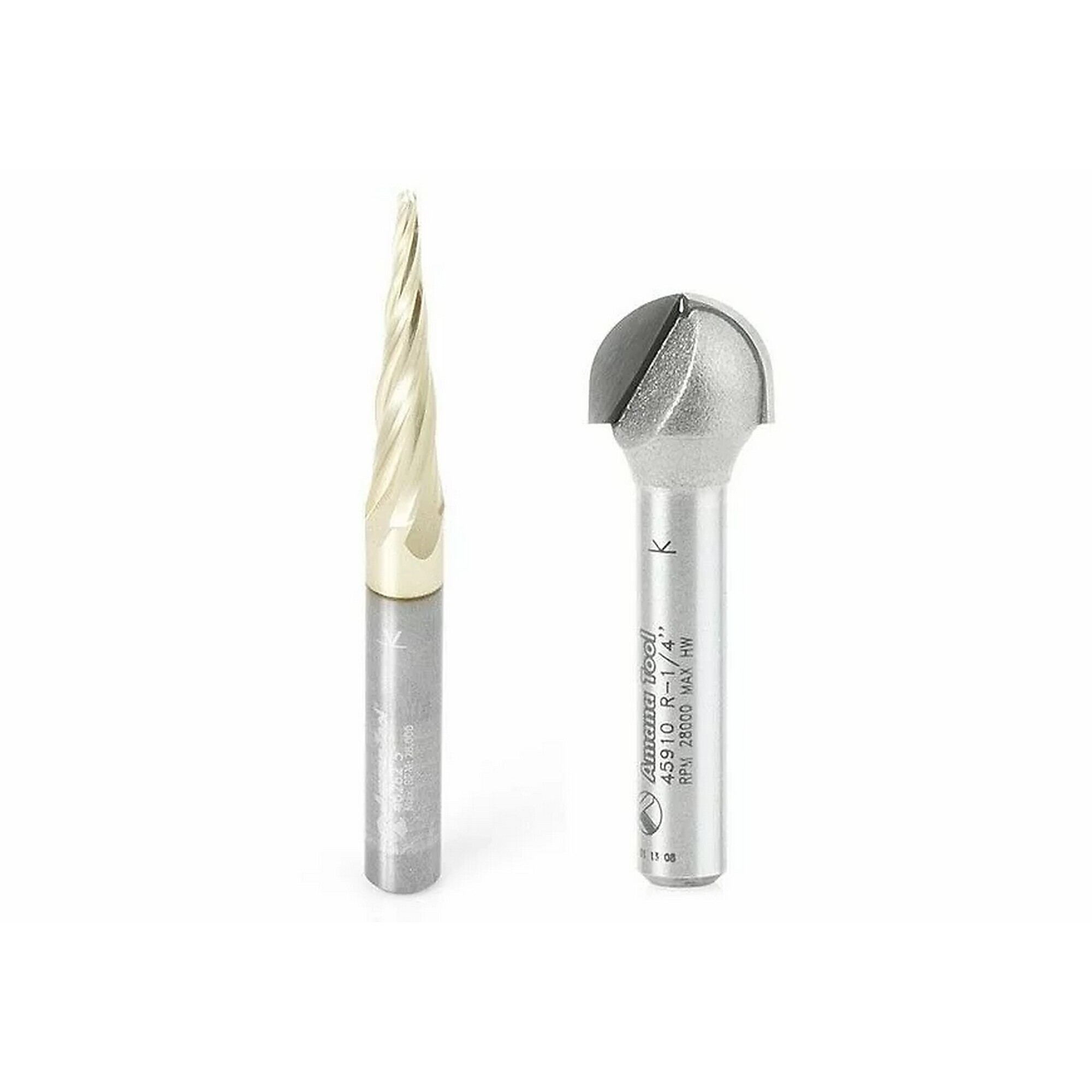 Axiom, Axiom Carving Bit Set (1/4in.) by Amana Tool, Horsepower 0 Amps 0 Model# ABS203