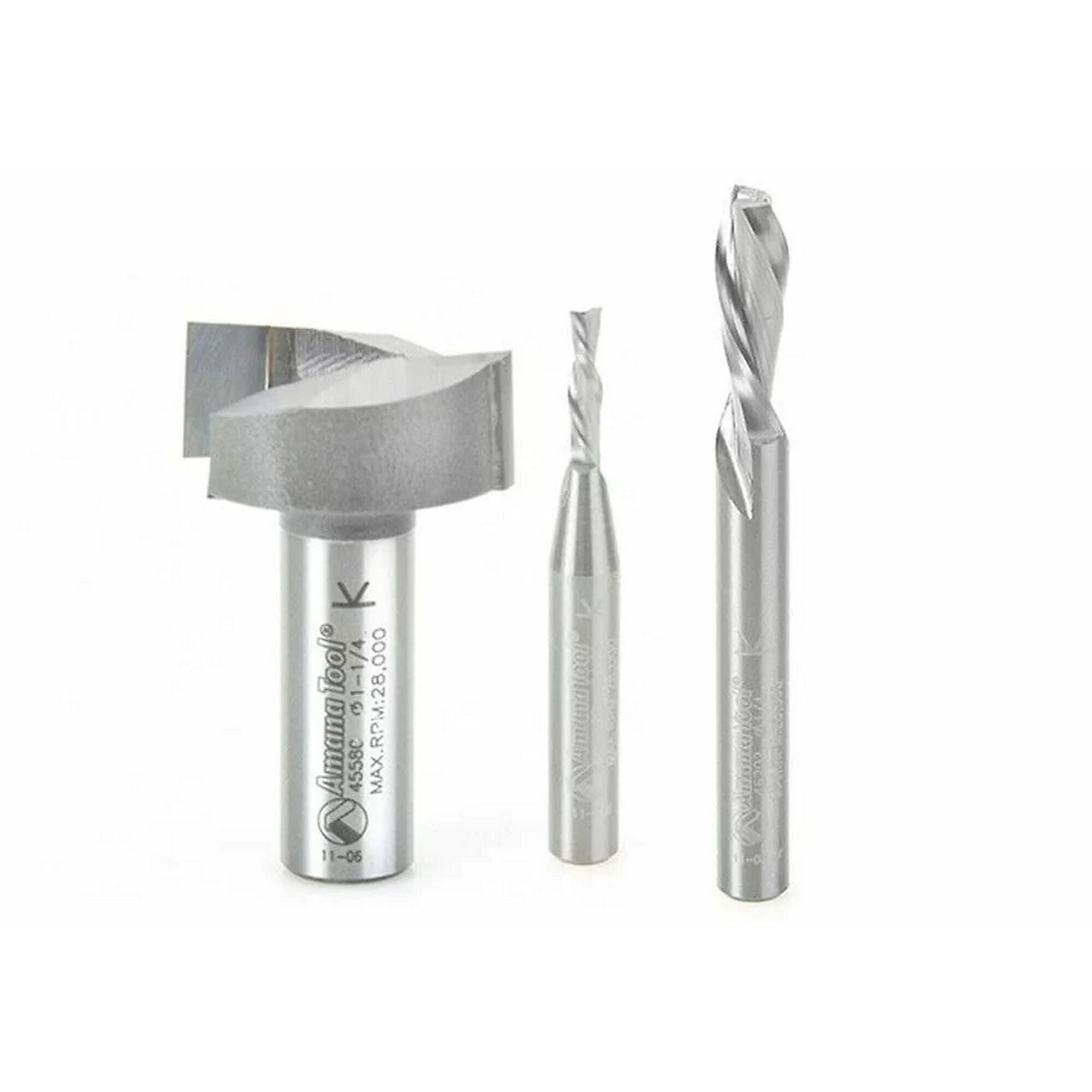 Axiom, Axiom Starter Bit Set (3pc) by Amana Tool, Horsepower 0 Amps 0 Model# ABS301