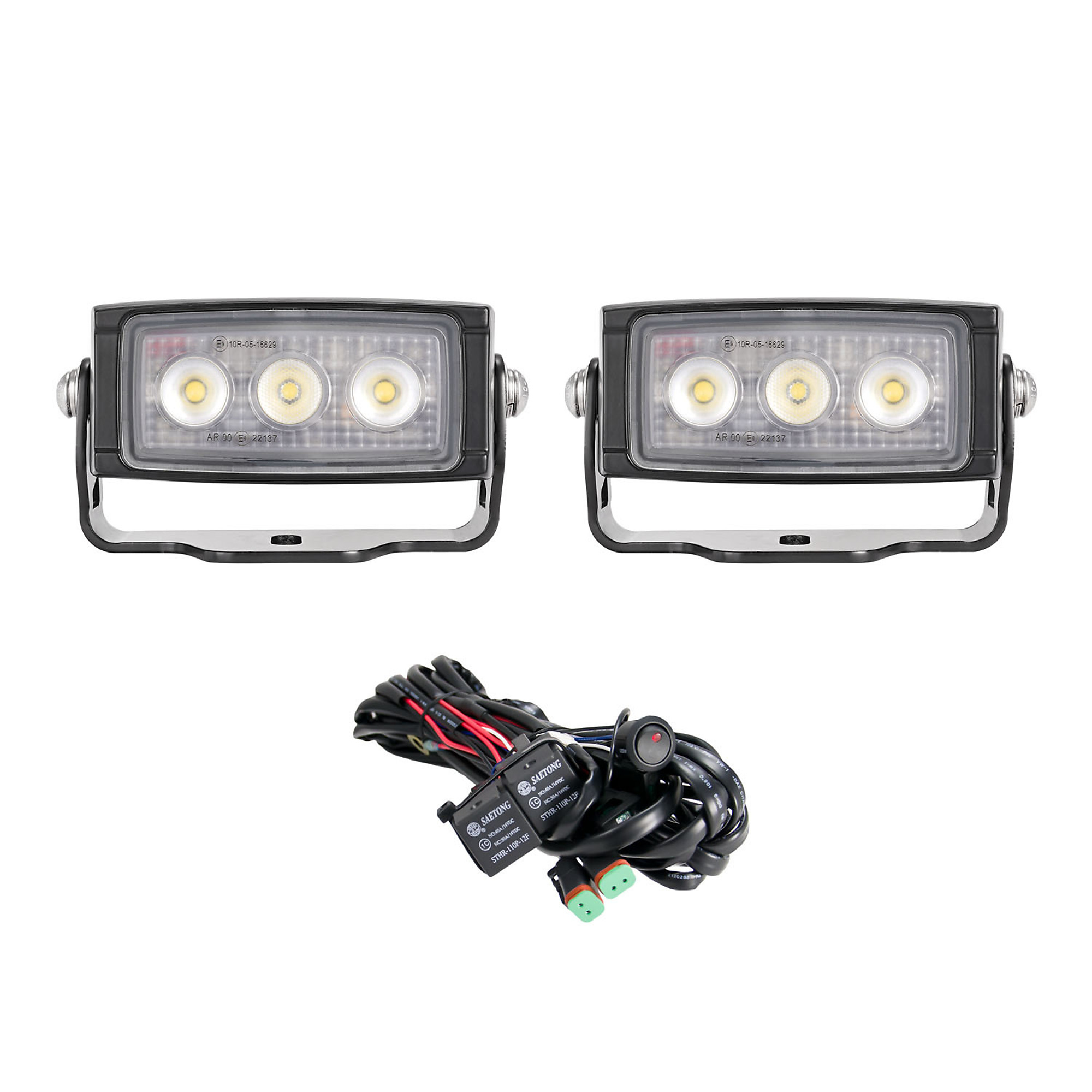 Vision X VL-Series 3 LED Area Lights - Pair, 1,140 Lumens, 15 Watts, Waterproof, Model# 9944845