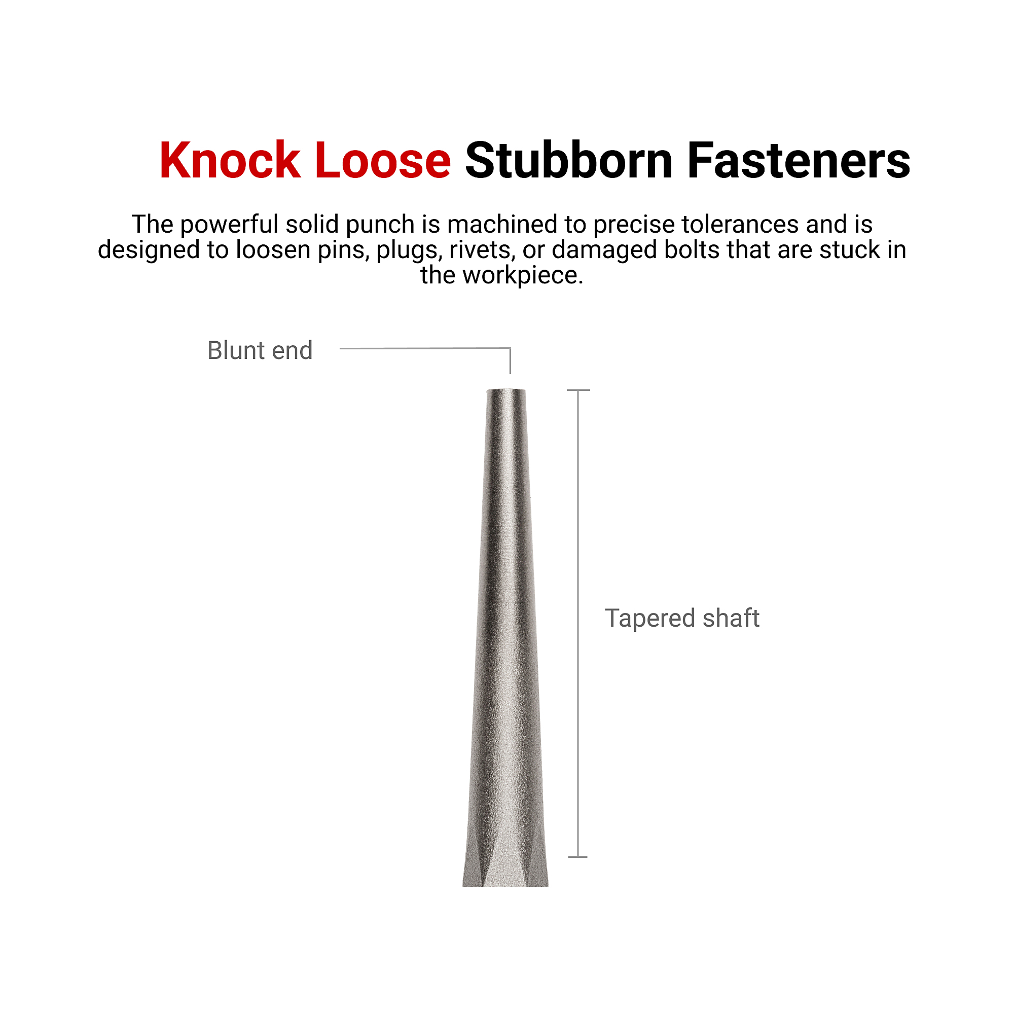 TEKTON 5/16 Inch Solid Punch | 66078 | Northern Tool