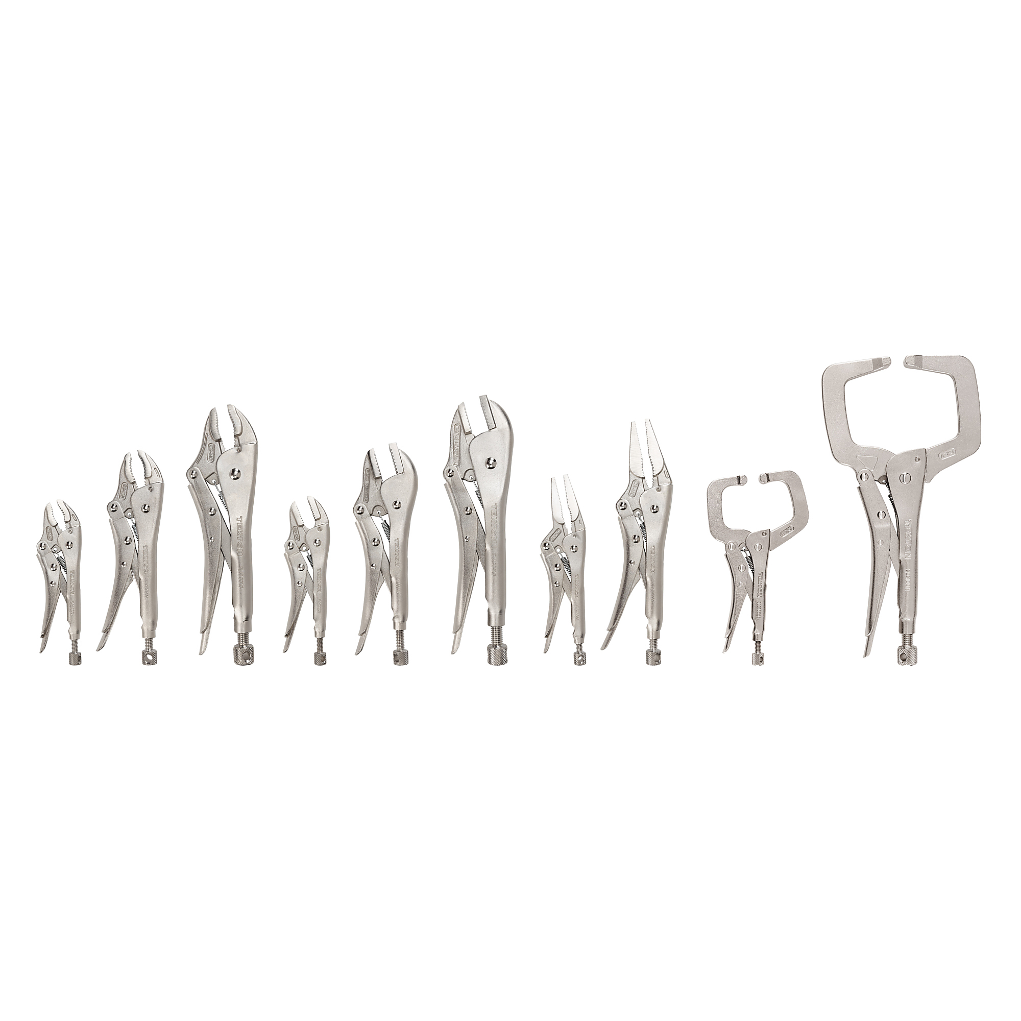 TEKTON Locking Pliers and C-Clamp Set (10-Piece) | PLK99907