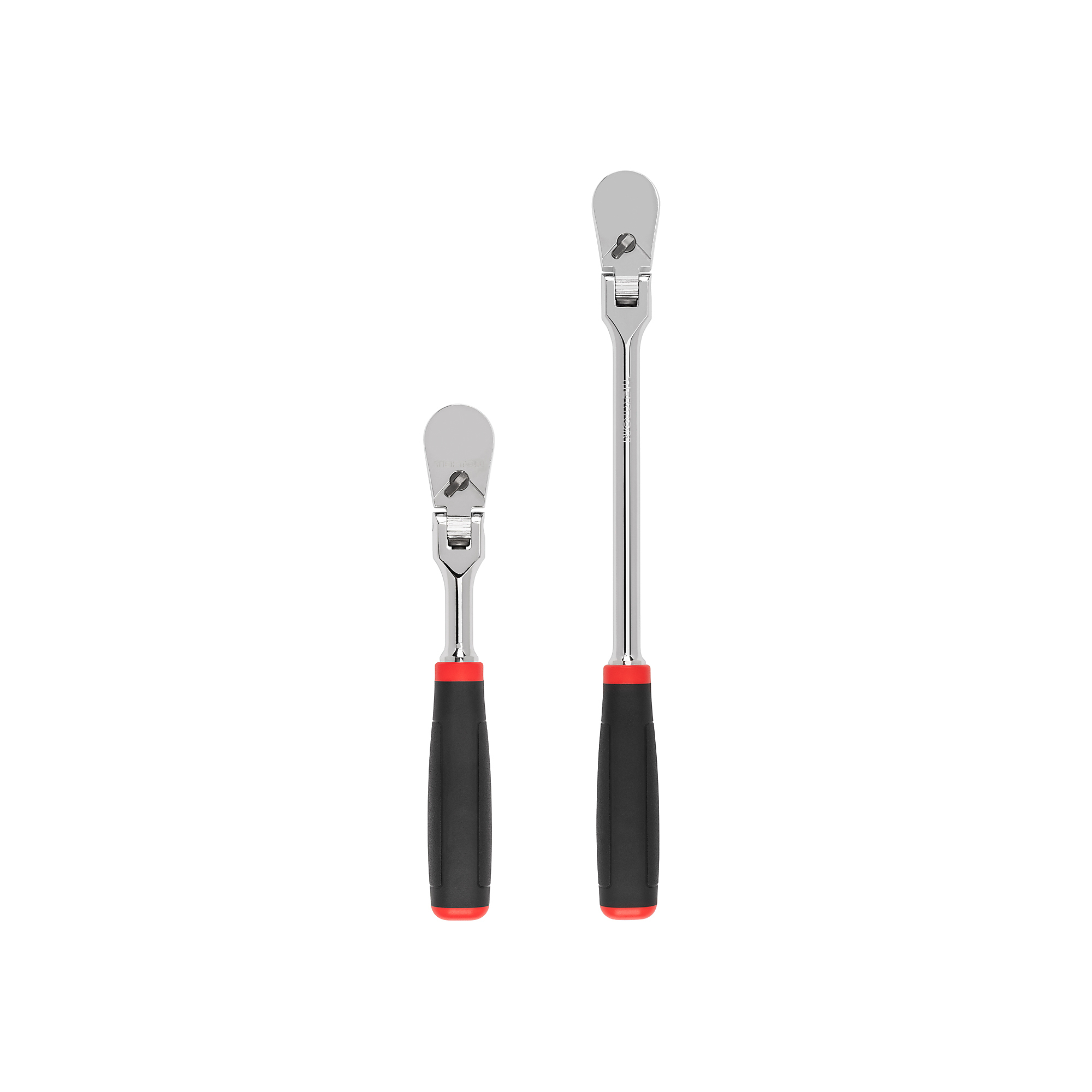 TEKTON 3/8 Inch Drive Flex Head Non-Quick-Release Comfort Grip Ratchet Set, 2-Piece (8, 12 in.) | SRH91202
