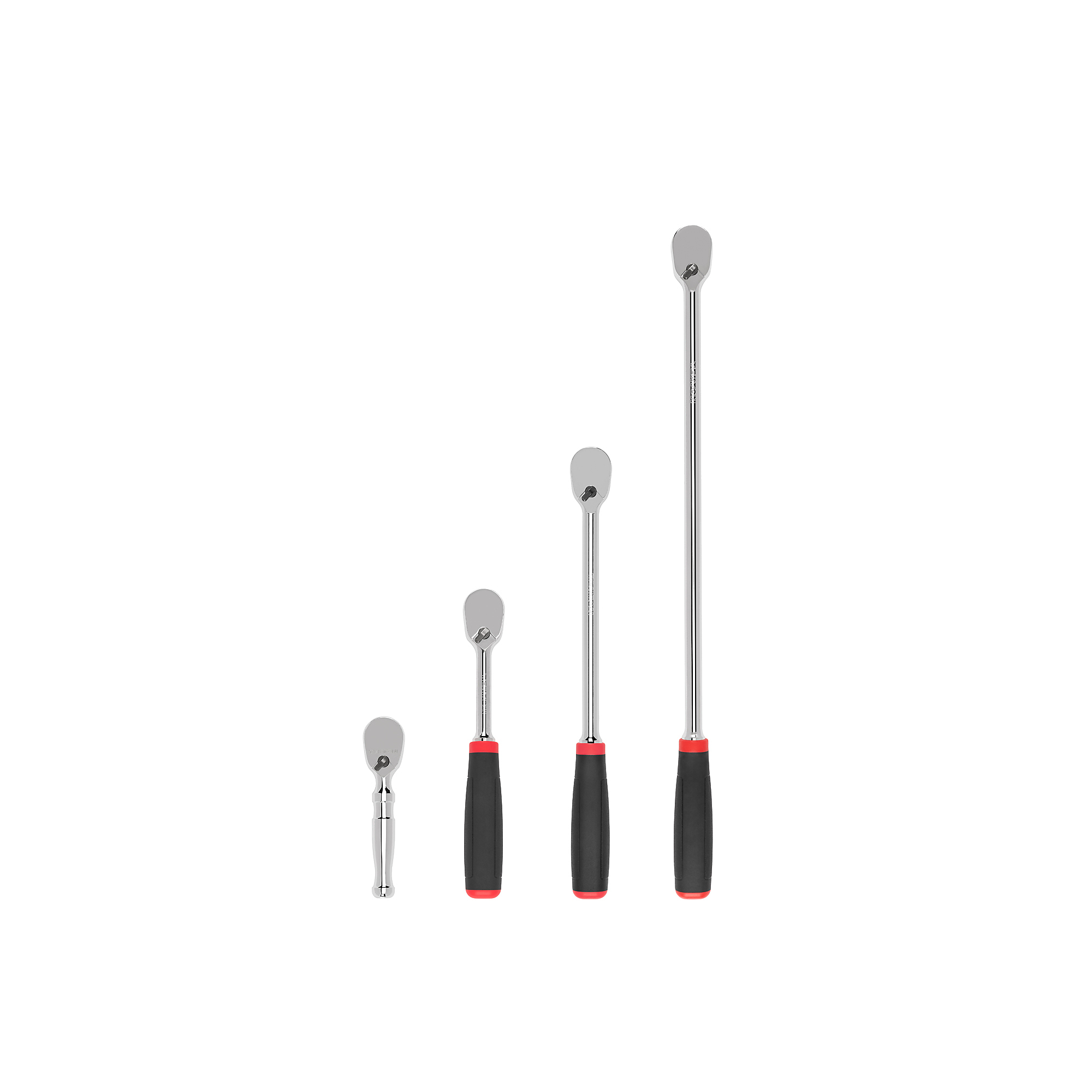TEKTON 3/8 Inch Drive Comfort Grip Ratchet – 8 Inch Length, 90-Tooth Gear, Low-Profile Head (SRH02108)
