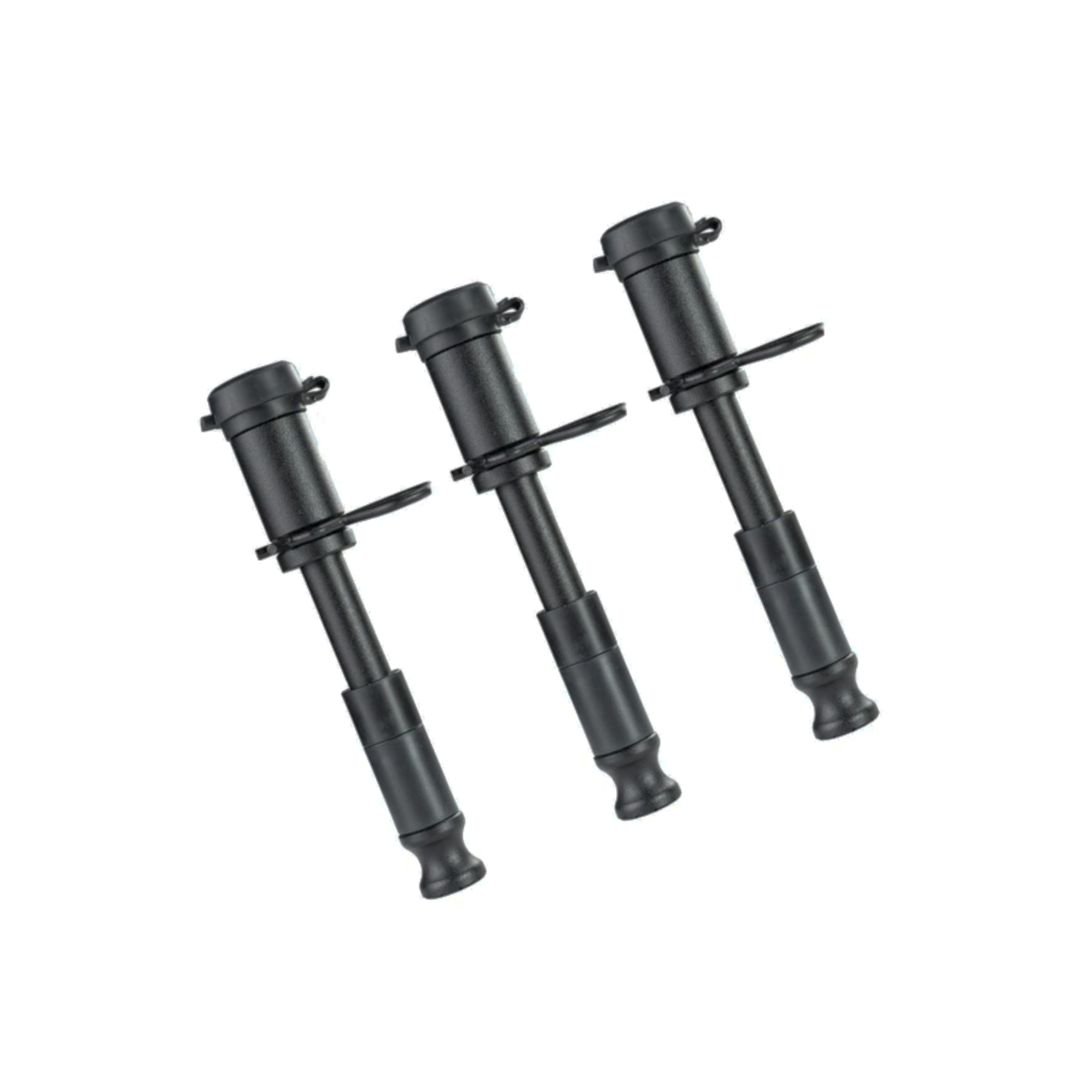 BulletProof Hitches, Black Ops 5/8 Locking Pin - 3 pack, Usable Length 4 in, Model# BLACKBPLP3