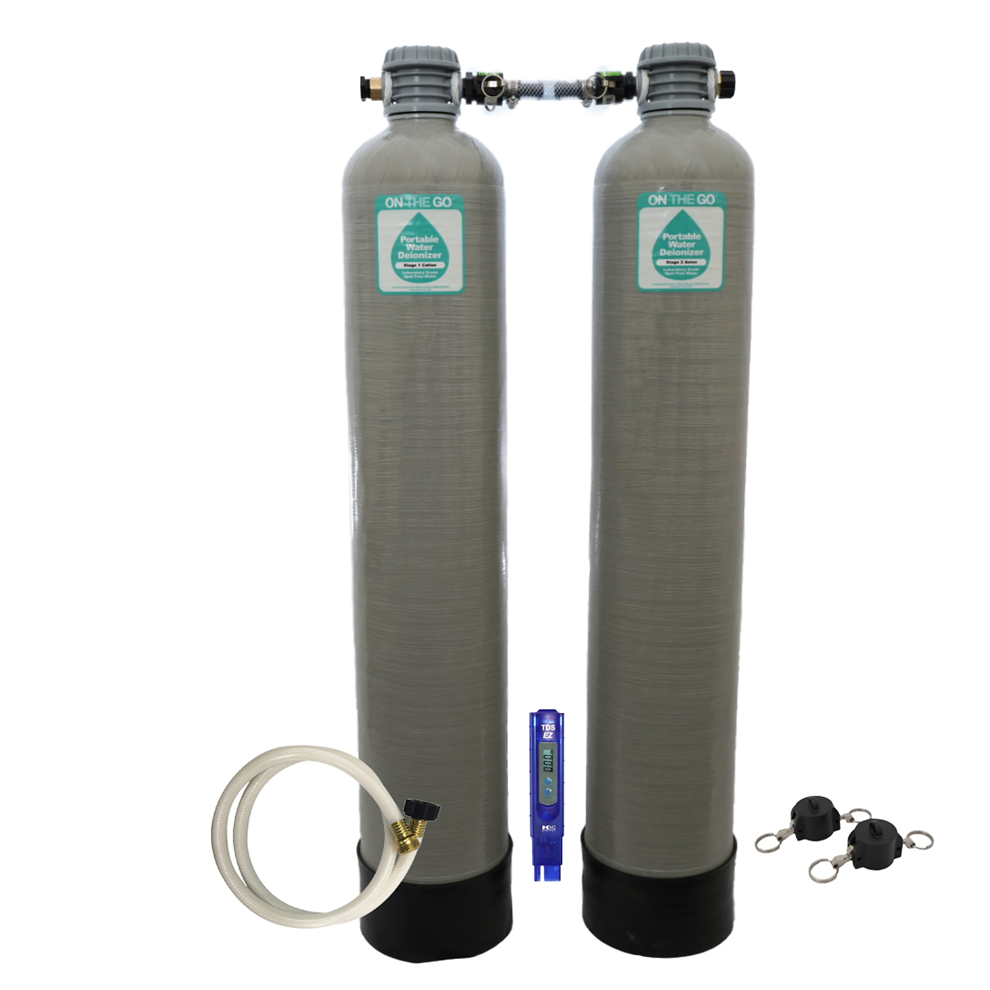 On The Go, Dual Bed Business Deionizer, Max. Flow Rate 5 GPM, Tank Size 1 ft³, Model# OTG4-NT-DBB