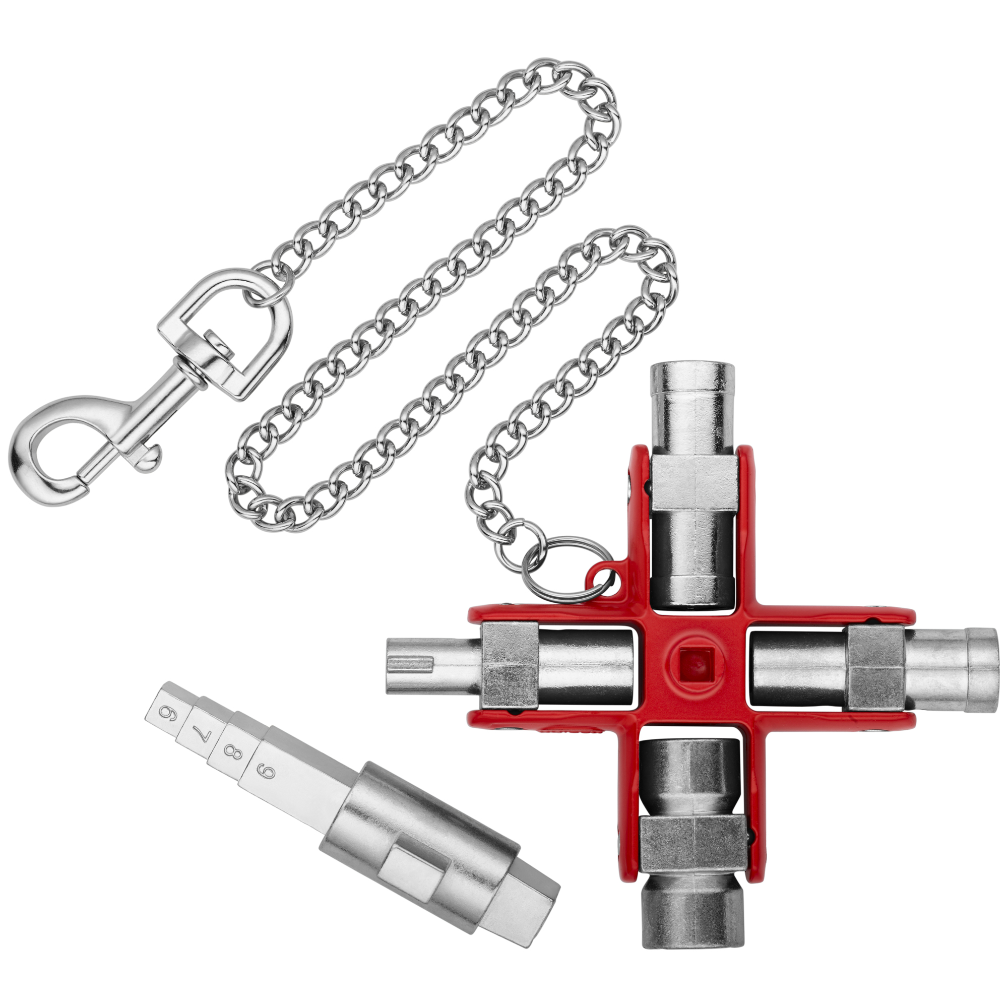 KNIPEX, Universal Key - Construction, 4in., Pieces (qty.) 1 Material Diecast Zinc, Model# 00 11 06 V01